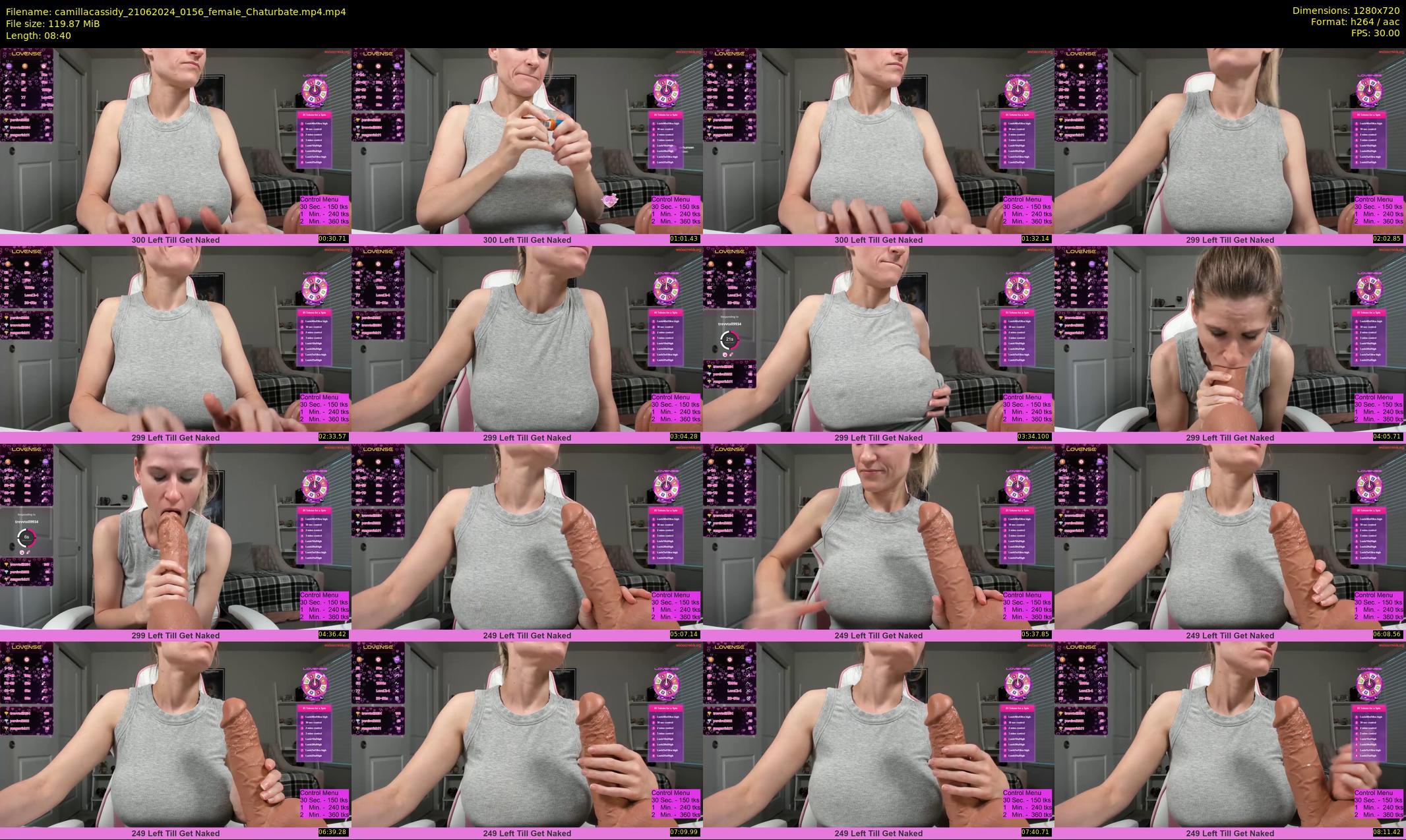 camillacassidy — 9 minute Chaturbate female cam show recording, 720p, Jun 21, 2024