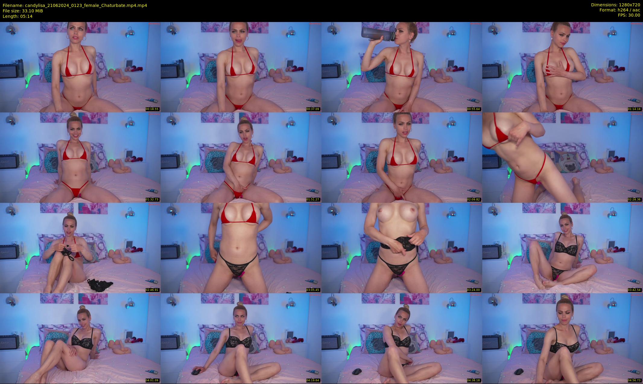 candylisa — 6 minute Chaturbate female cam show recording, 720p, Jun 21, 2024