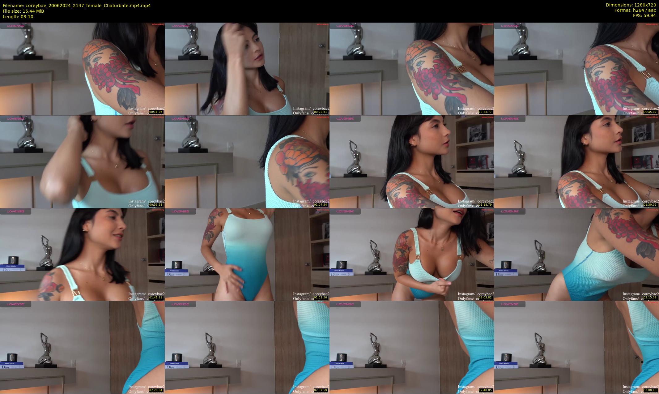 coreybae — 4 minute Chaturbate female cam show recording, 720p, Jun 20, 2024