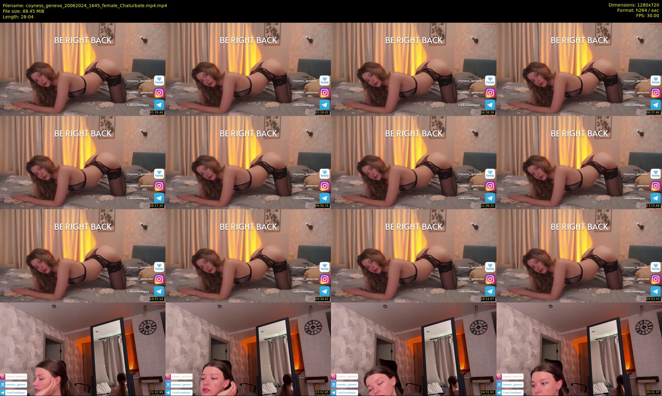 coyness_geneva — 29 minute Chaturbate female cam show recording, 720p, Jun 20, 2024