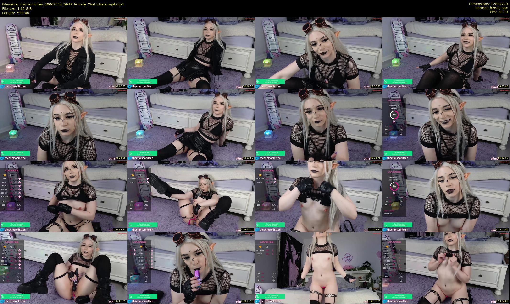 crimsonkitten — 120 minute Chaturbate female cam show recording, 720p, Jun 20, 2024