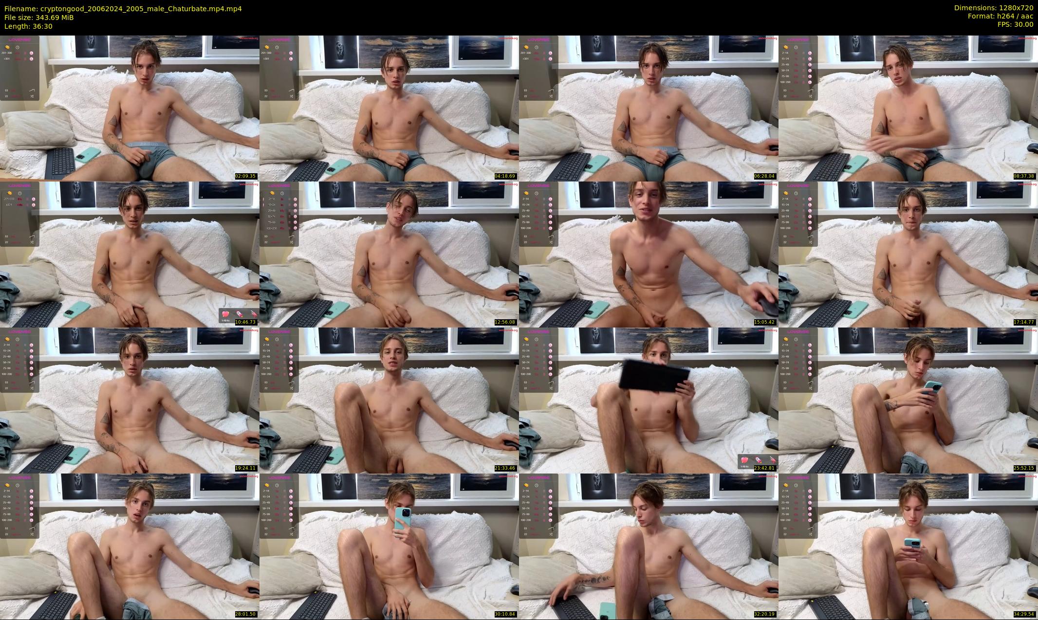 cryptongood — 37 minute Chaturbate male cam show recording, 720p, Jun 20, 2024