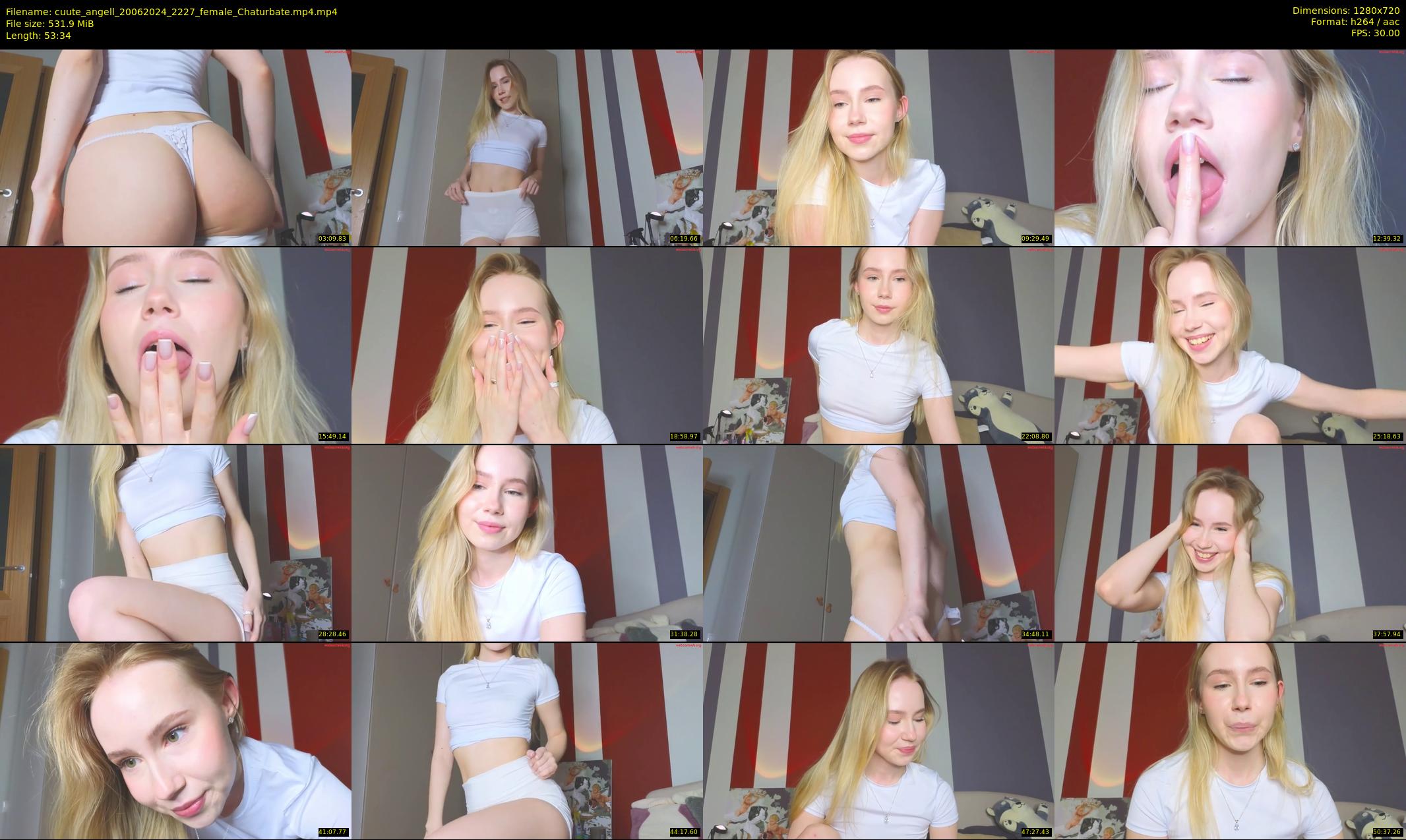 cuute_angell — 54 minute Chaturbate female cam show recording, 720p, Jun 20, 2024