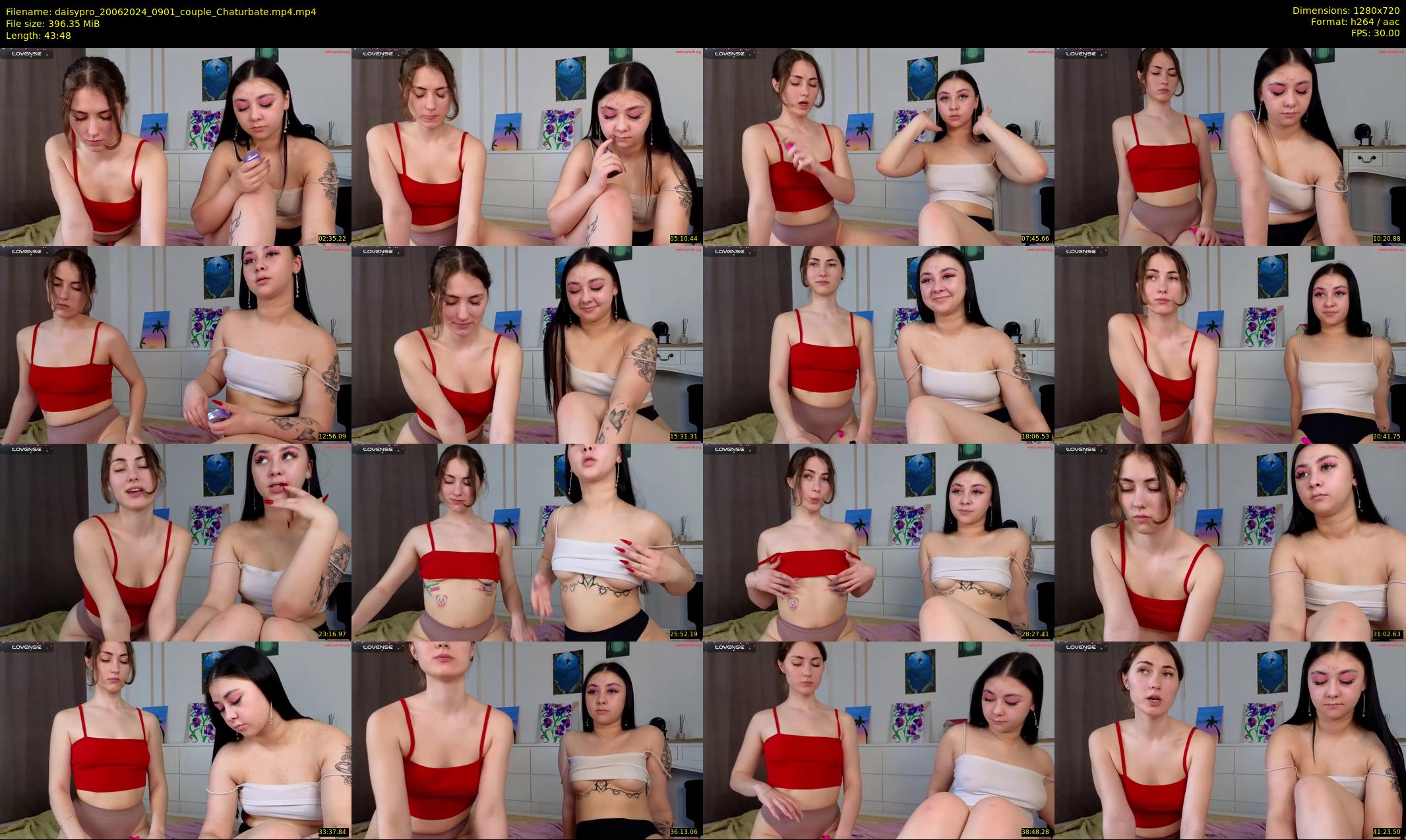 daisypro — 44 minute Chaturbate couple cam show recording, 720p, Jun 20, 2024