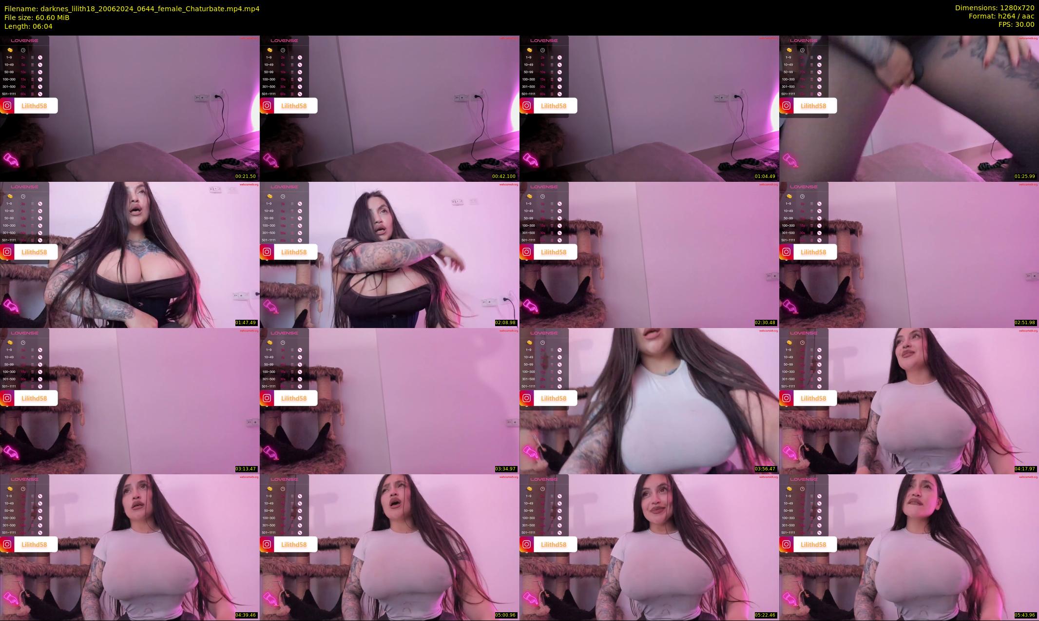 darknes_lilith18 — 7 minute Chaturbate female cam show recording, 720p, Jun 20, 2024