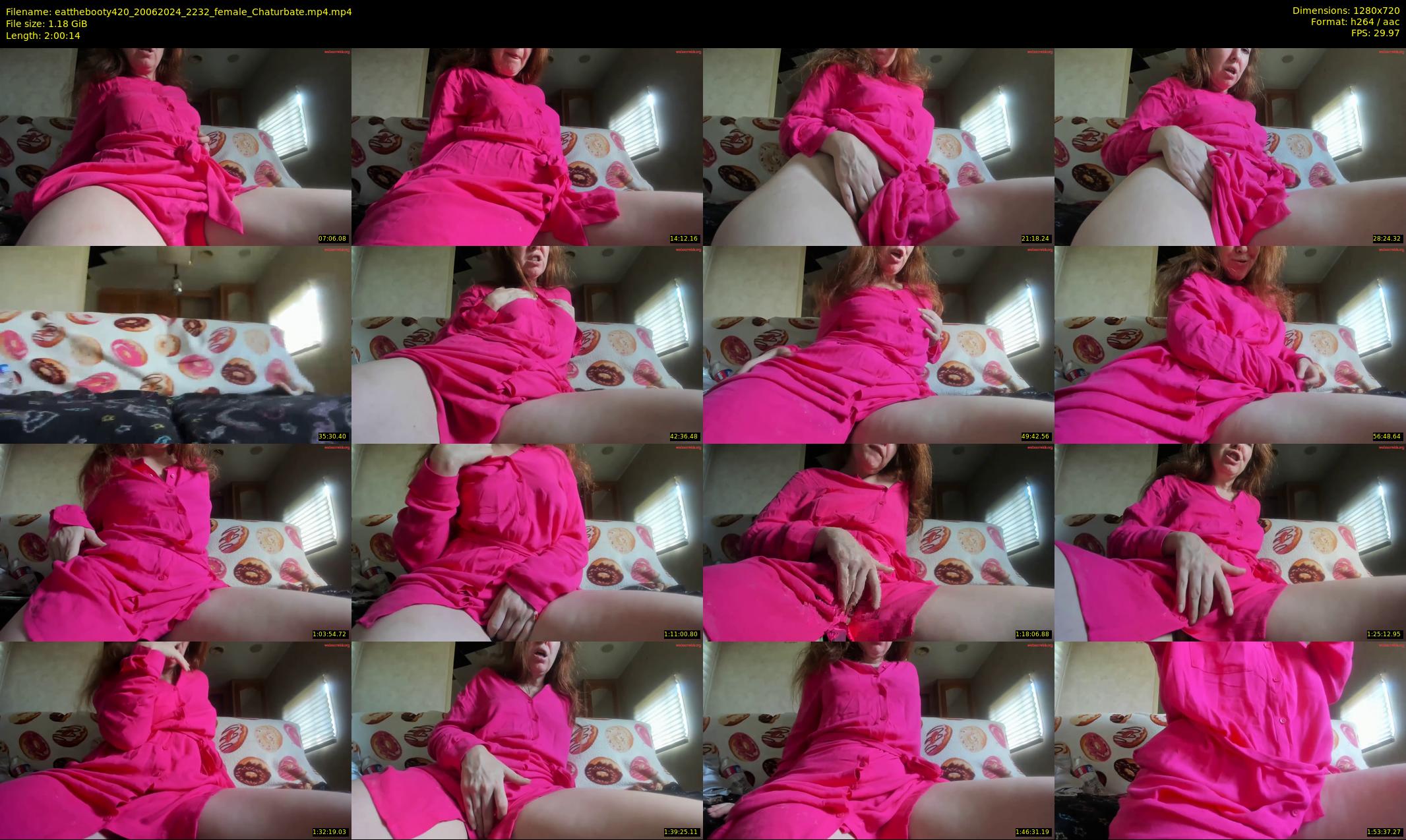 eatthebooty420 — 121 minute Chaturbate female cam show recording, 720p, Jun 20, 2024