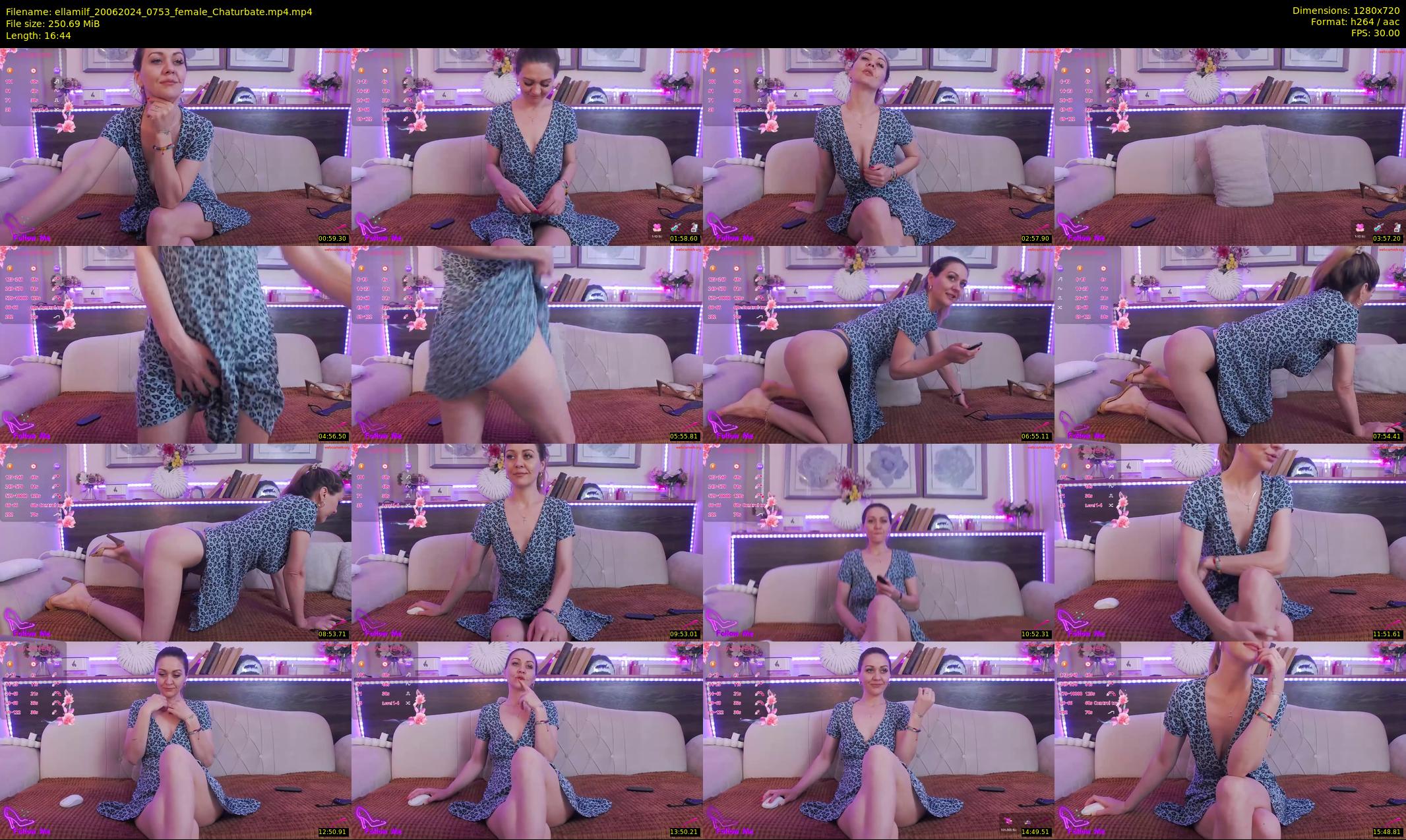 ellamilf — 17 minute Chaturbate female cam show recording, 720p, Jun 20, 2024
