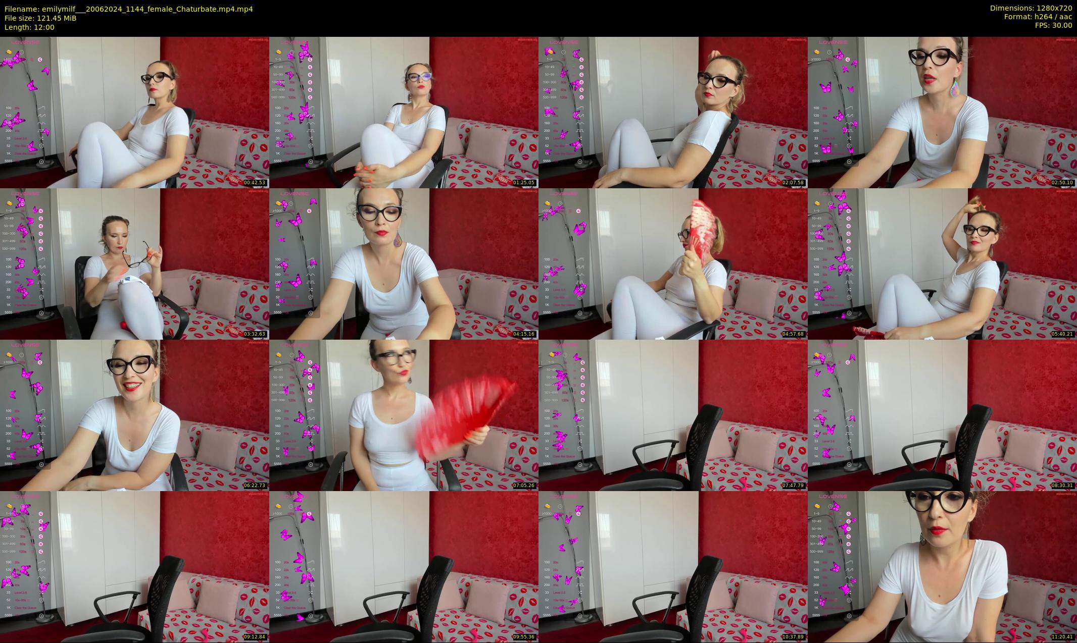 emilymilf__ — 12 minute Chaturbate female cam show recording, 720p, Jun 20, 2024