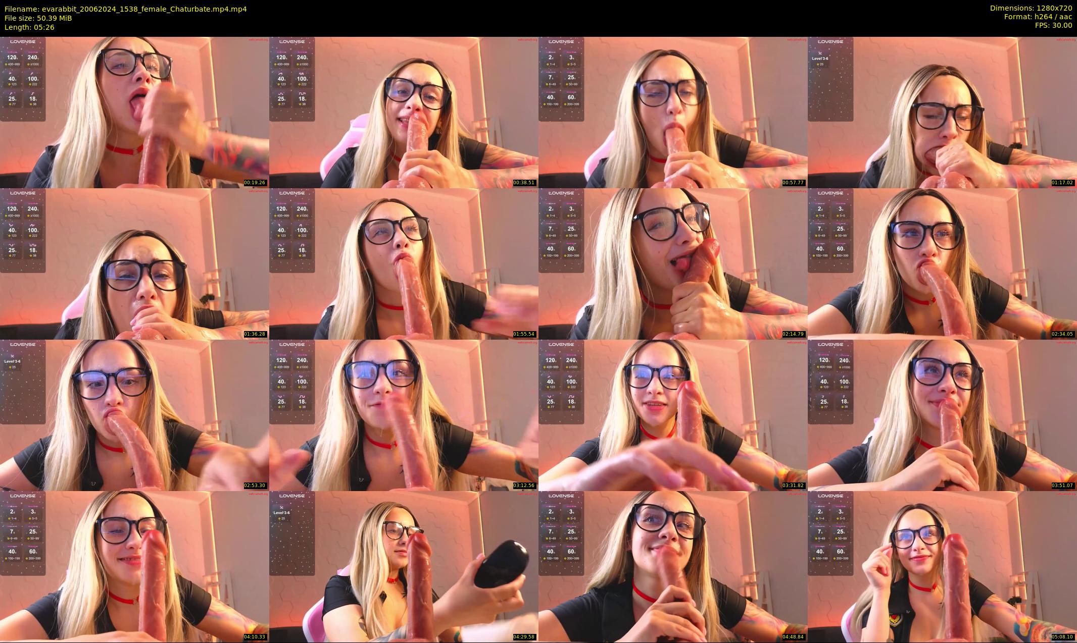 evarabbit — 6 minute Chaturbate female cam show recording, 720p, Jun 20, 2024