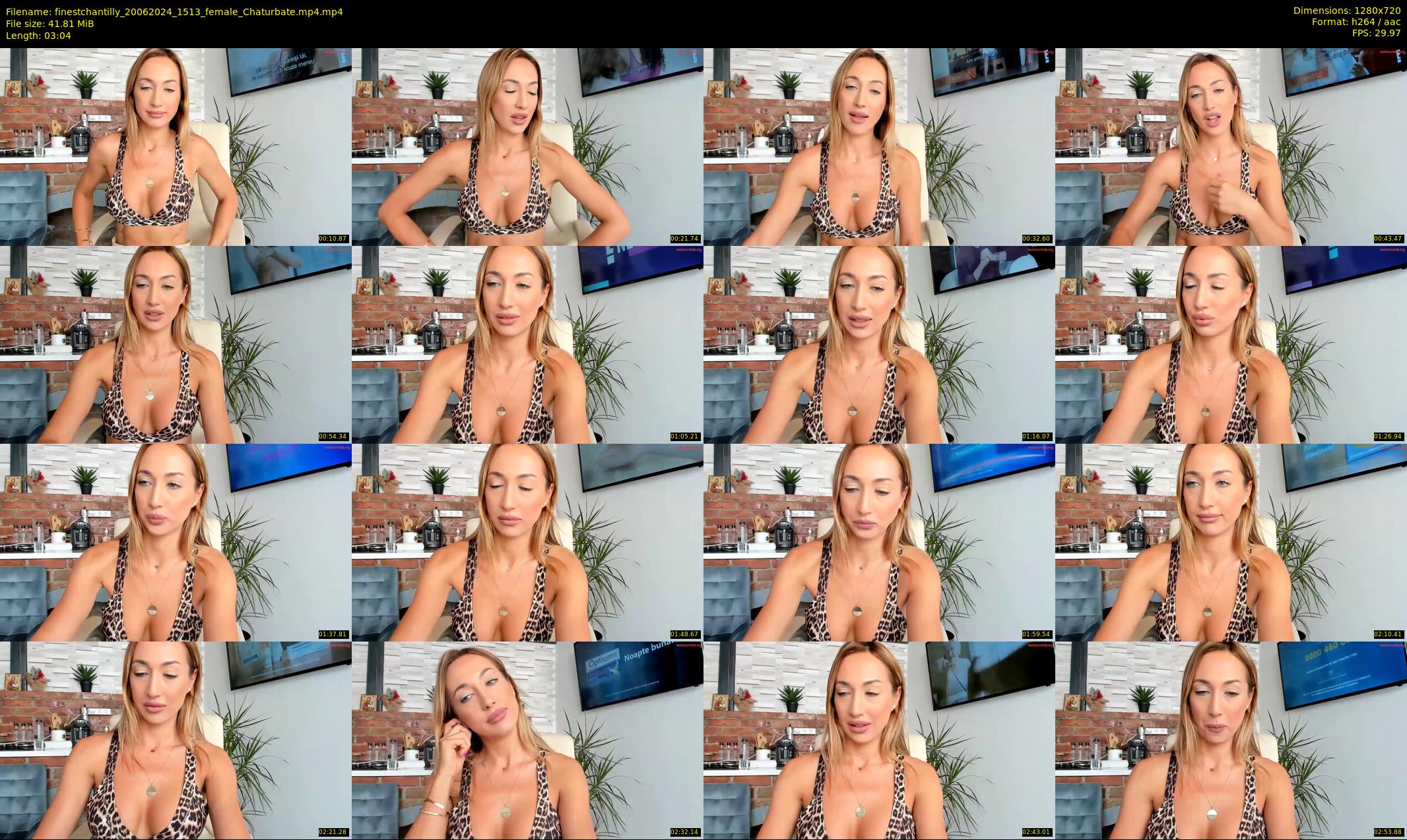 finestchantilly — 4 minute Chaturbate female cam show recording, 720p, Jun 20, 2024