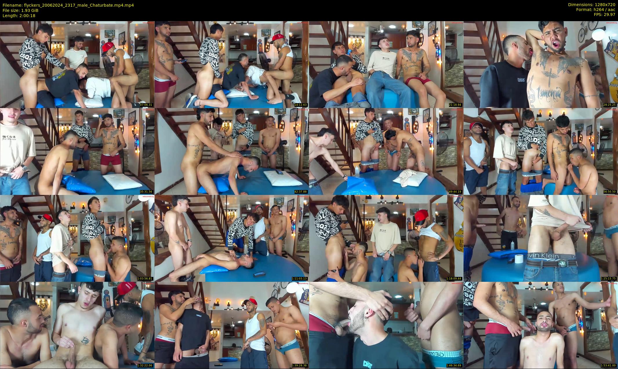 flyckers — 121 minute Chaturbate male cam show recording, 720p, Jun 20, 2024