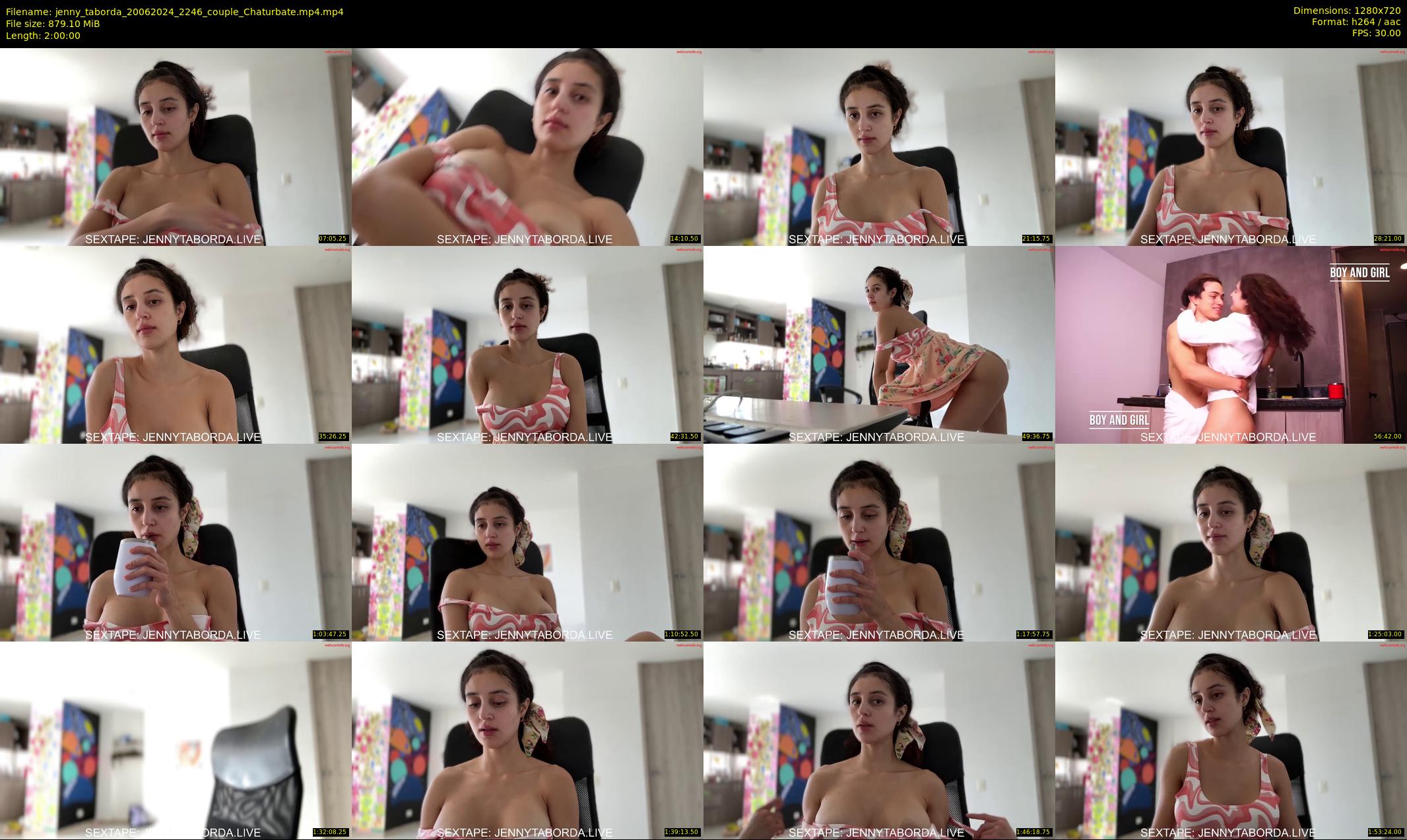 jenny_taborda — 120 minute Chaturbate female cam show recording, 720p, Jun 20, 2024