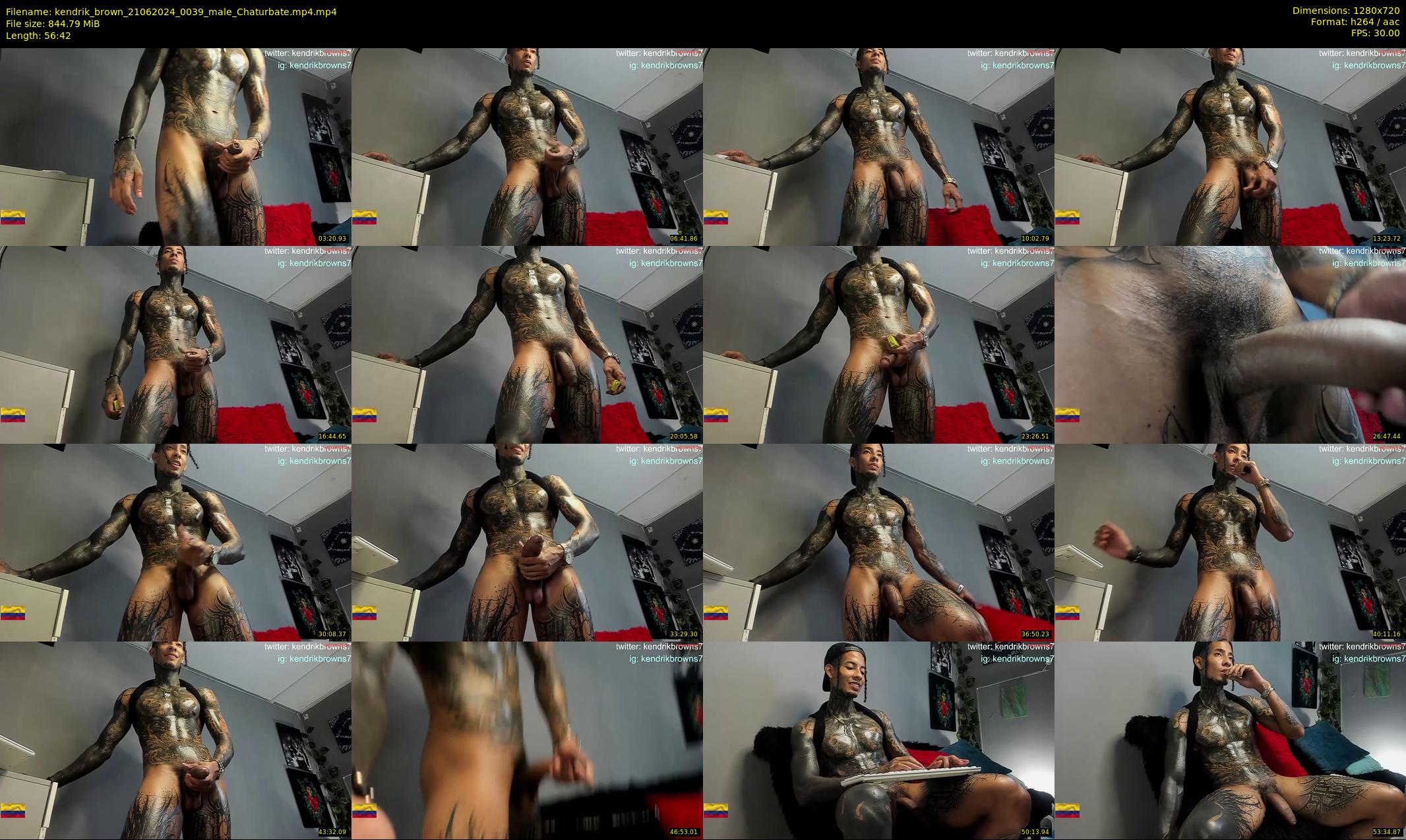 kendrik_brown — 57 minute Chaturbate male cam show recording, 720p, Jun 21, 2024