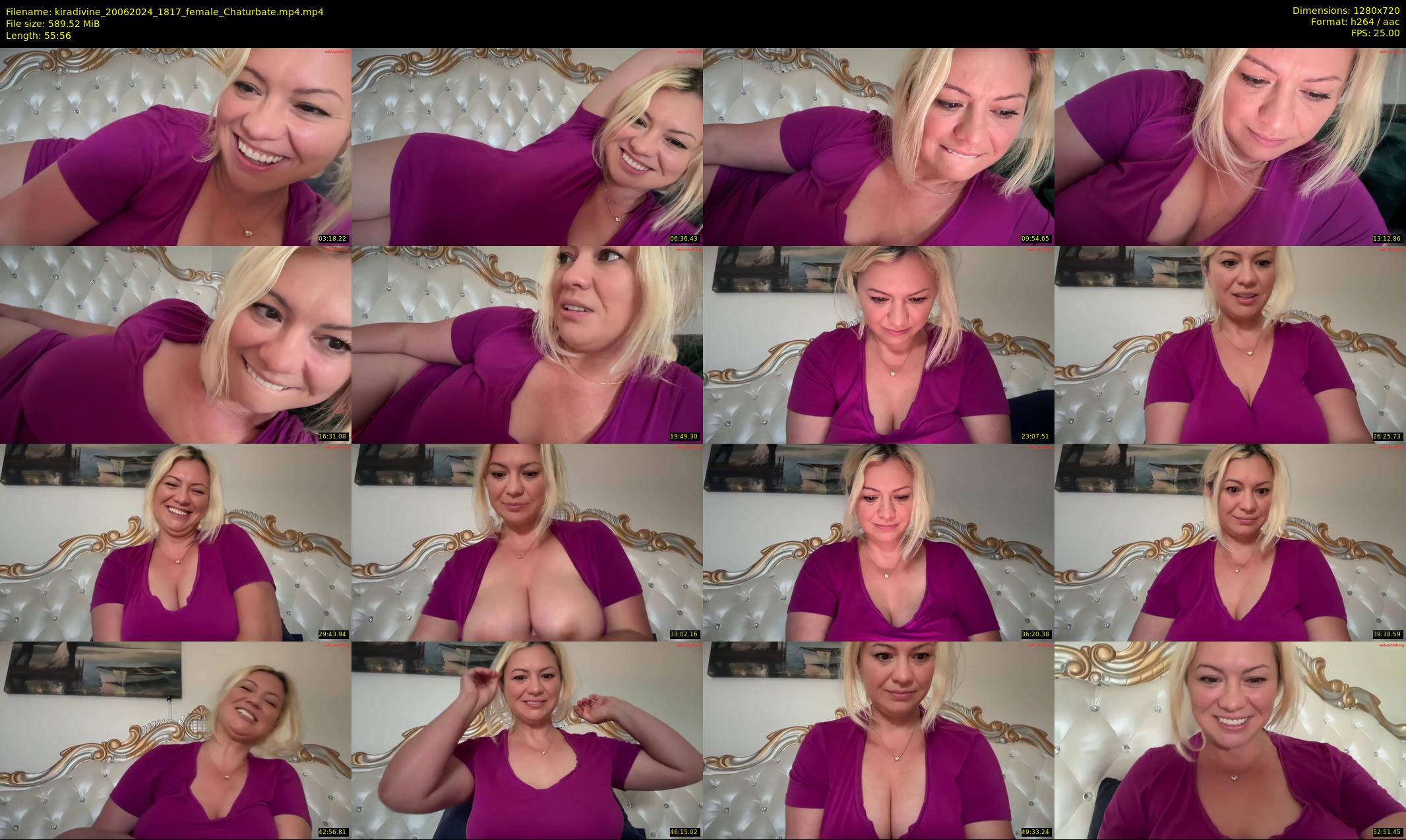 kiradivine — 56 minute Chaturbate female cam show recording, 720p, Jun 20, 2024