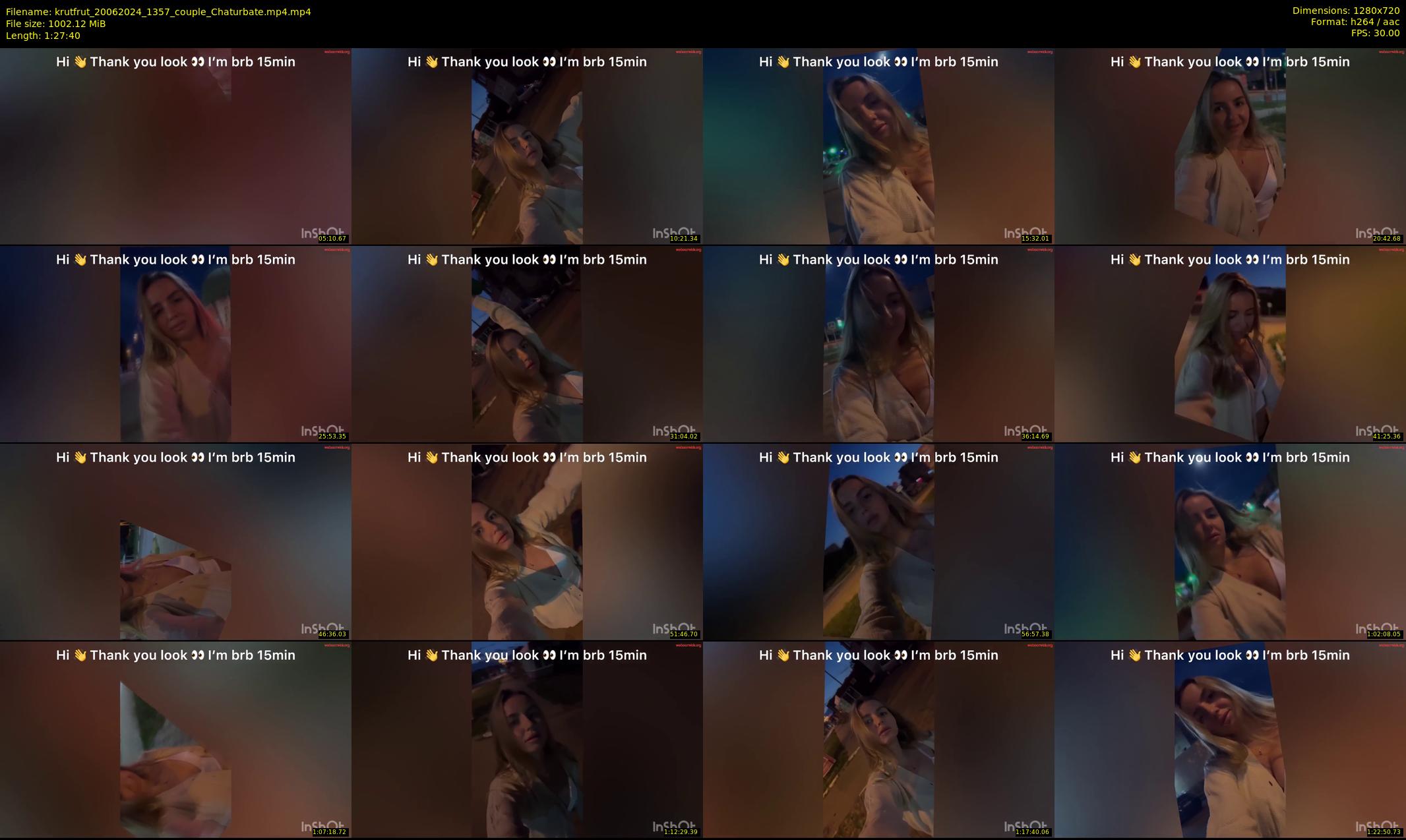 krutfrut — 88 minute Chaturbate couple cam show recording, 720p, Jun 20, 2024