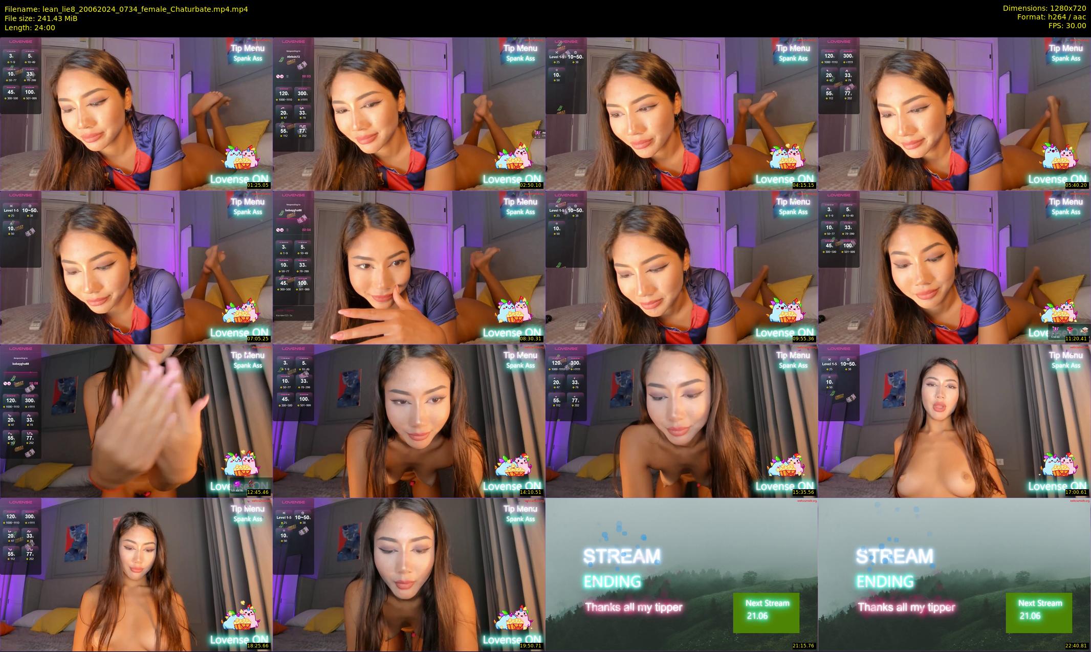 lean_lie8 — 24 minute Chaturbate female cam show recording, 720p, Jun 20, 2024