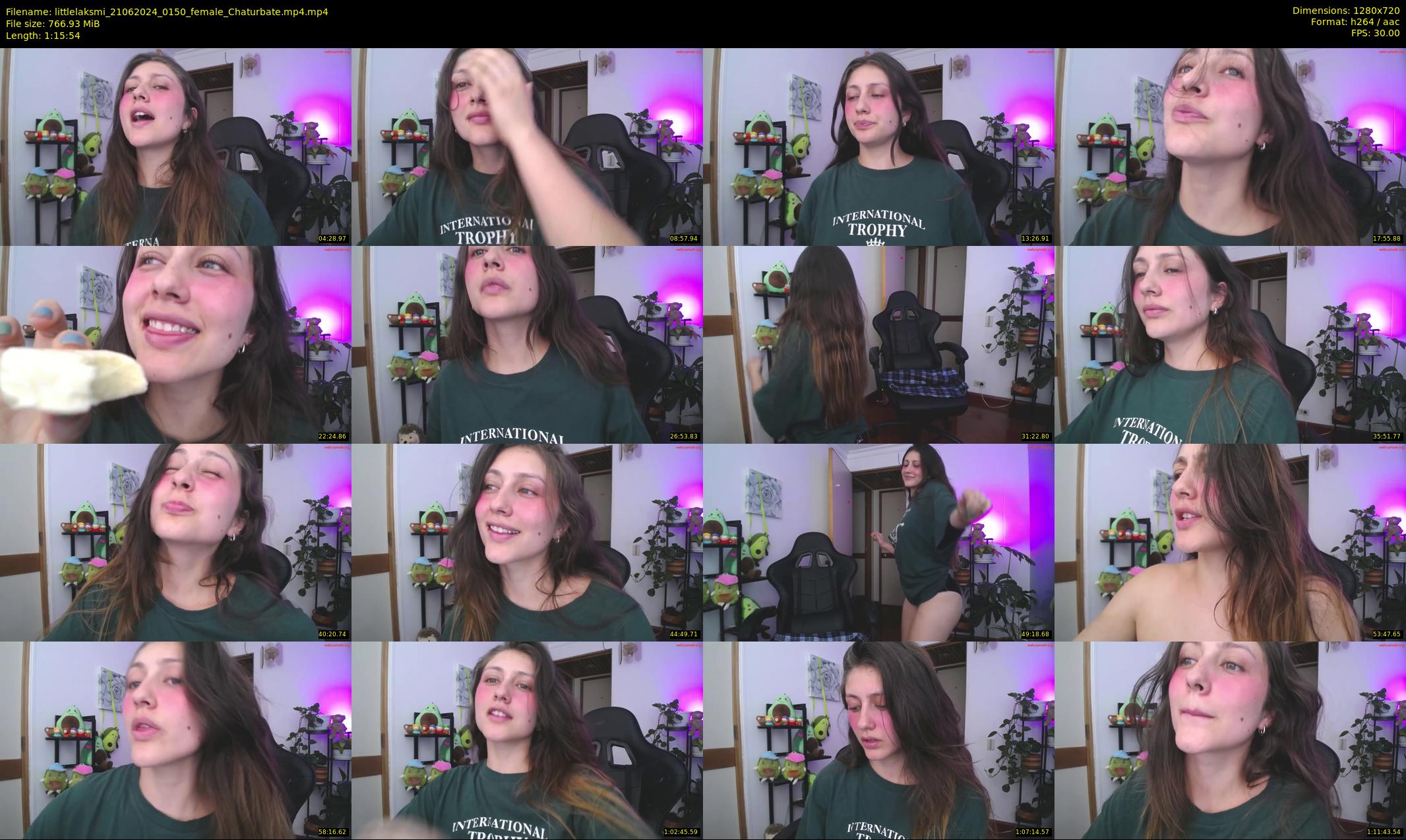 littlelaksmi — 76 minute Chaturbate female cam show recording, 720p, Jun 21, 2024
