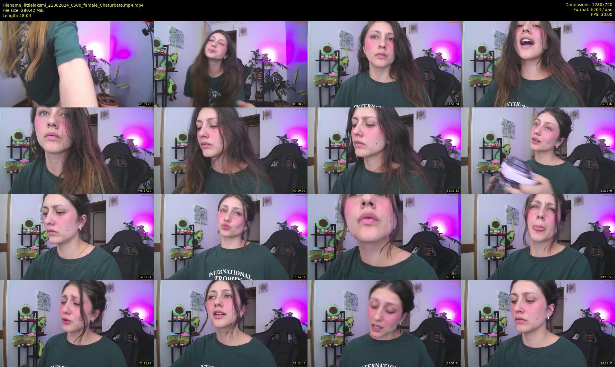 littlelaksmi — 29 minute Chaturbate female cam show recording, 720p, Jun 21, 2024