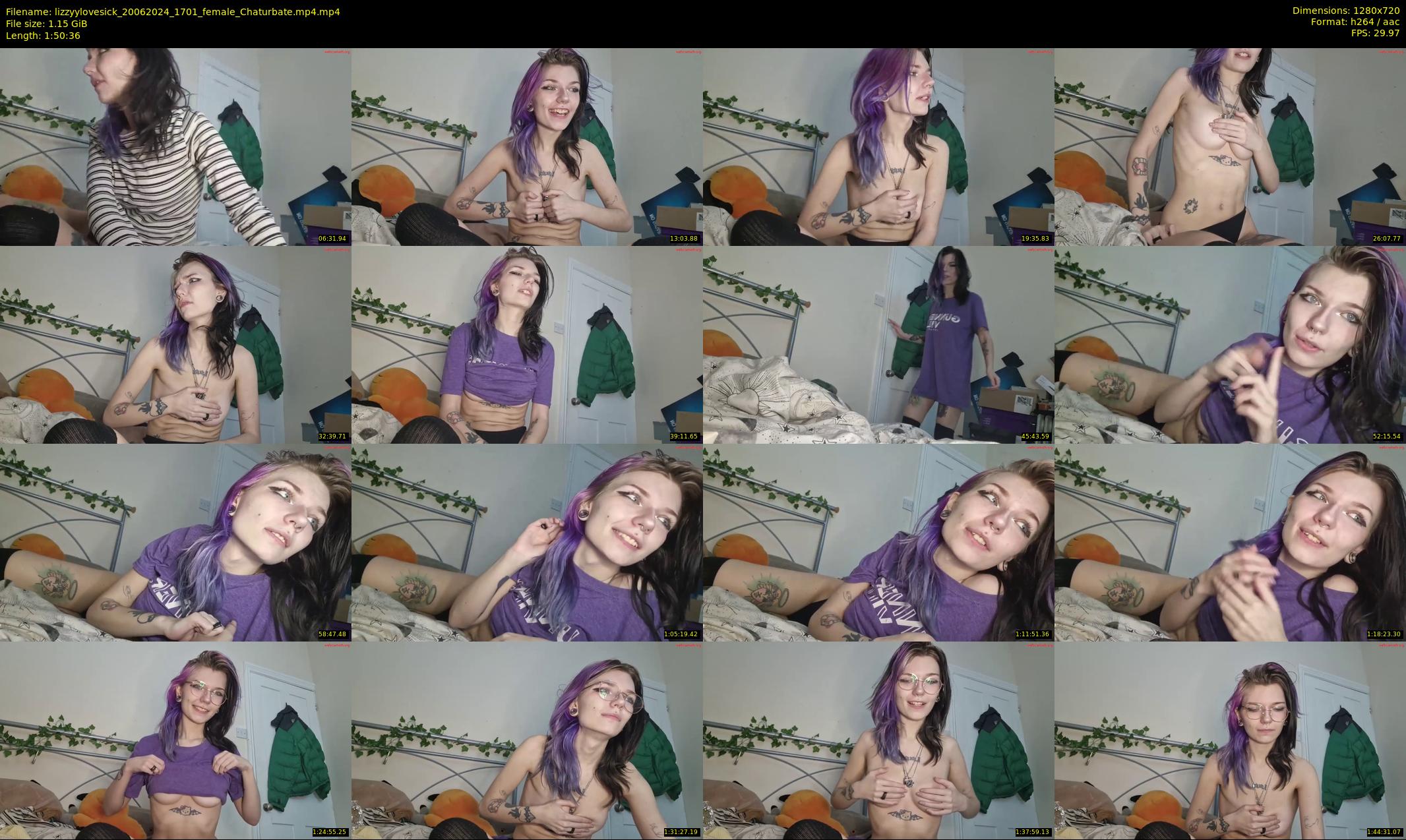 lizzyylovesick — 111 minute Chaturbate female cam show recording, 720p, Jun 20, 2024