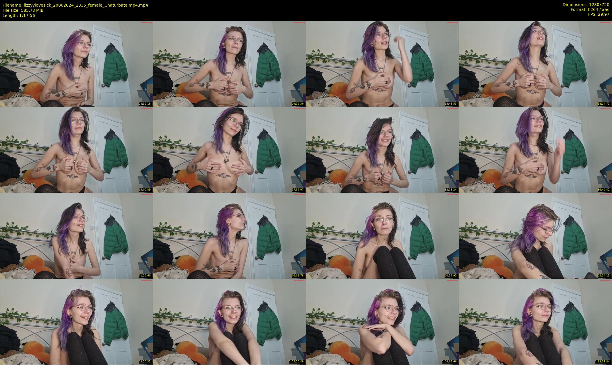 lizzyylovesick — 78 minute Chaturbate female cam show recording, 720p, Jun 20, 2024