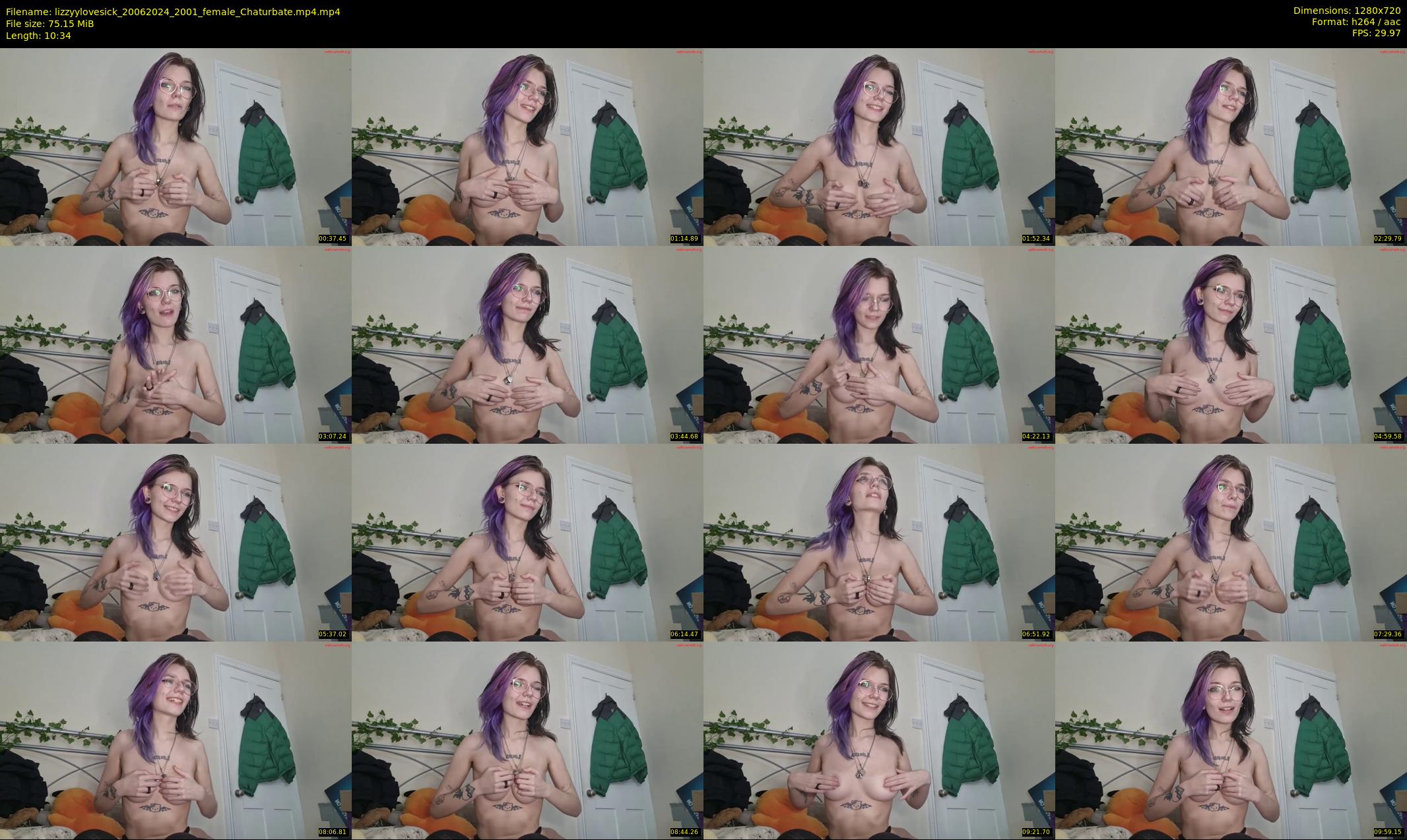 lizzyylovesick — 11 minute Chaturbate female cam show recording, 720p, Jun 20, 2024