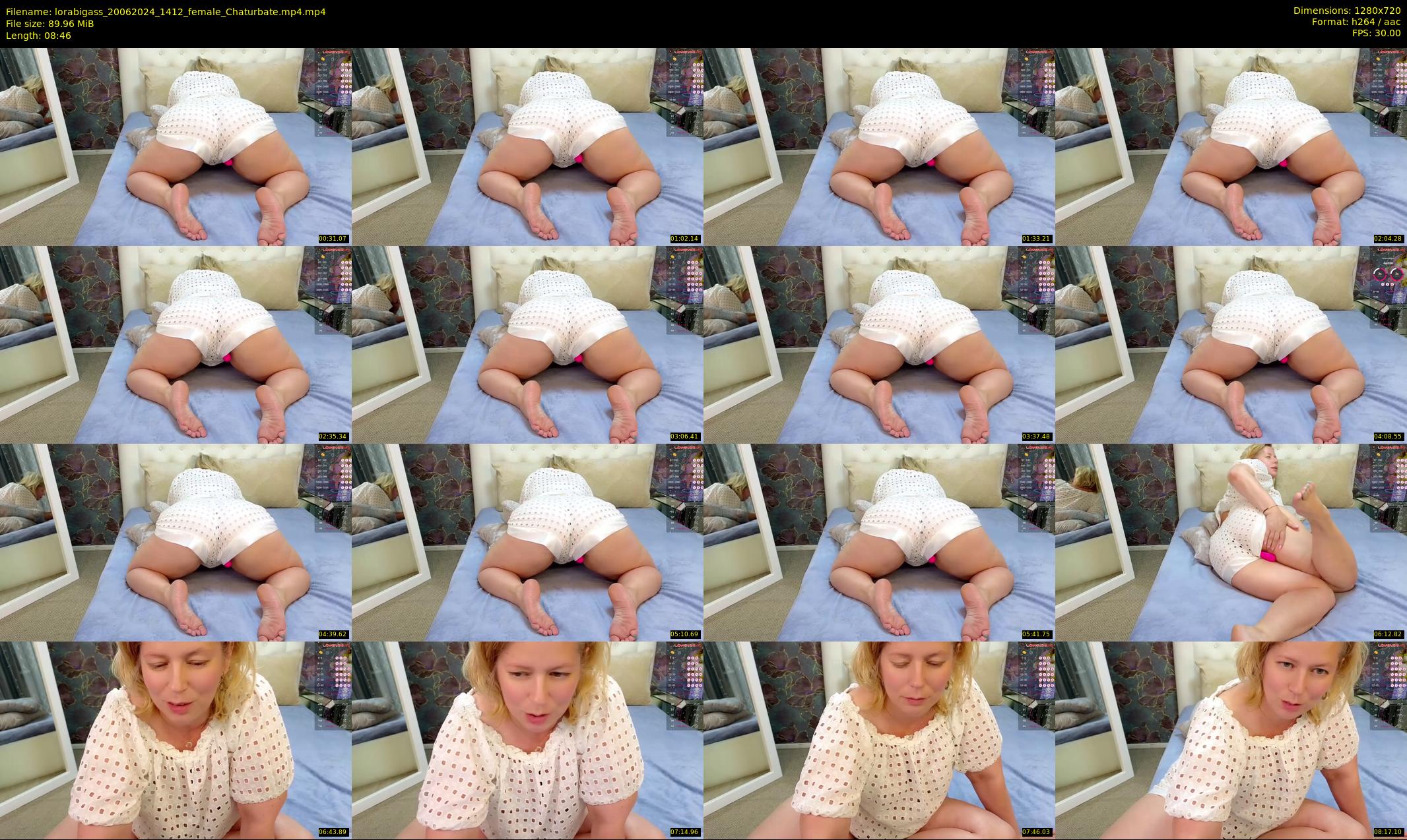 lorabigass — 9 minute Chaturbate female cam show recording, 720p, Jun 20, 2024