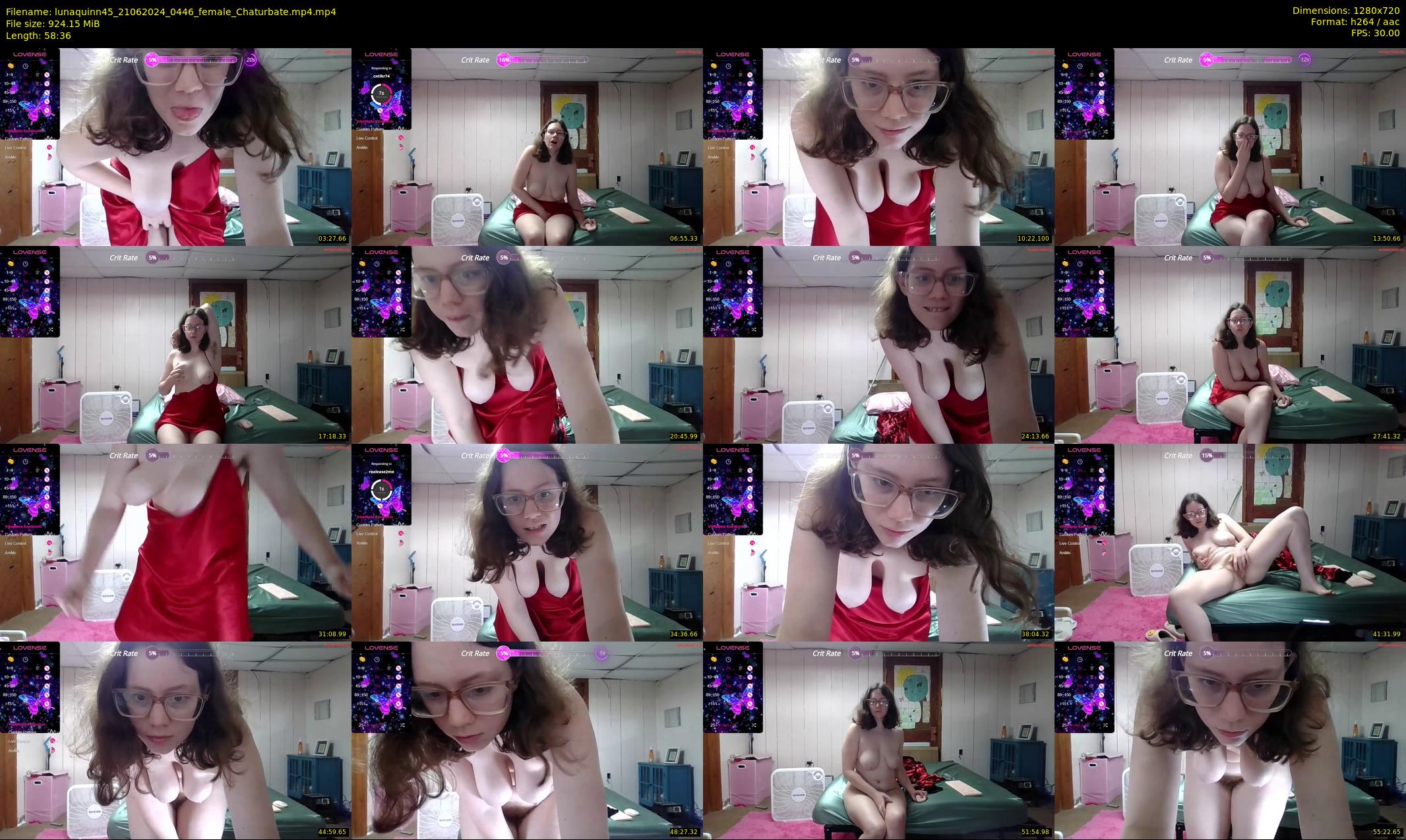 lunaquinn45 — 59 minute Chaturbate female cam show recording, 720p, Jun 21, 2024