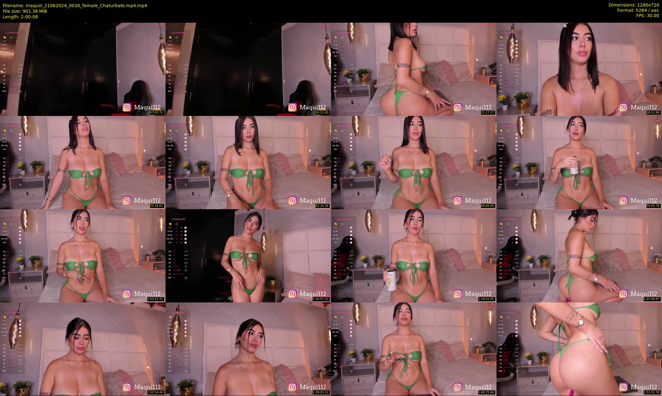 maquiii — 121 minute Chaturbate female cam show recording, 720p, Jun 21, 2024