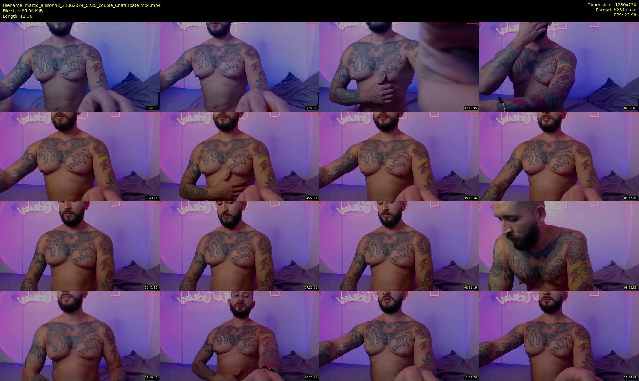 marco_allison43 — 13 minute Chaturbate couple cam show recording, 720p, Jun 21, 2024