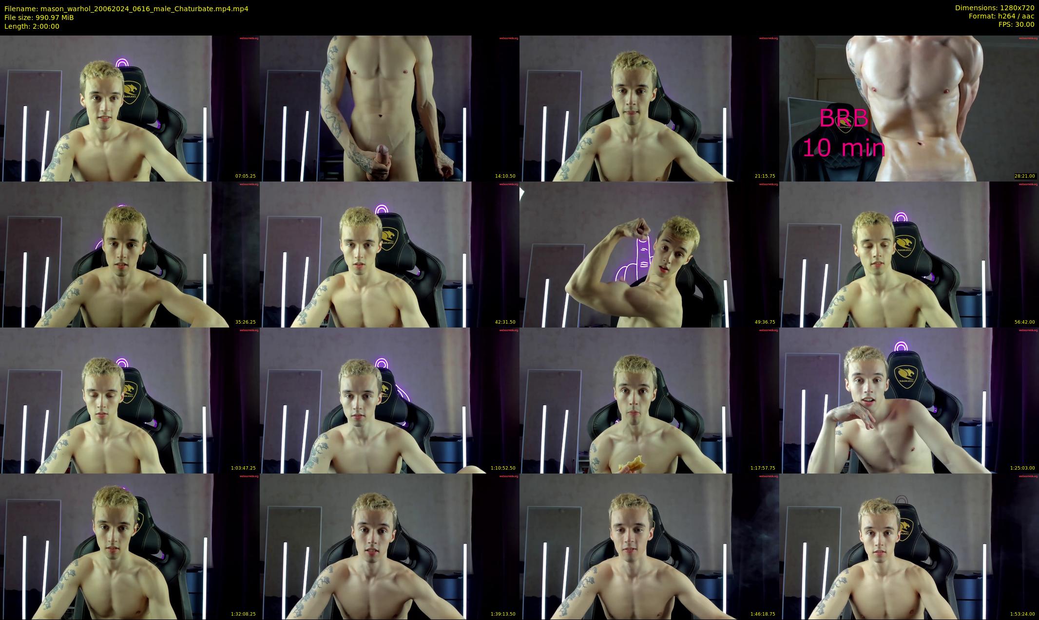 mason_warhol — 120 minute Chaturbate male cam show recording, 720p, Jun 20, 2024