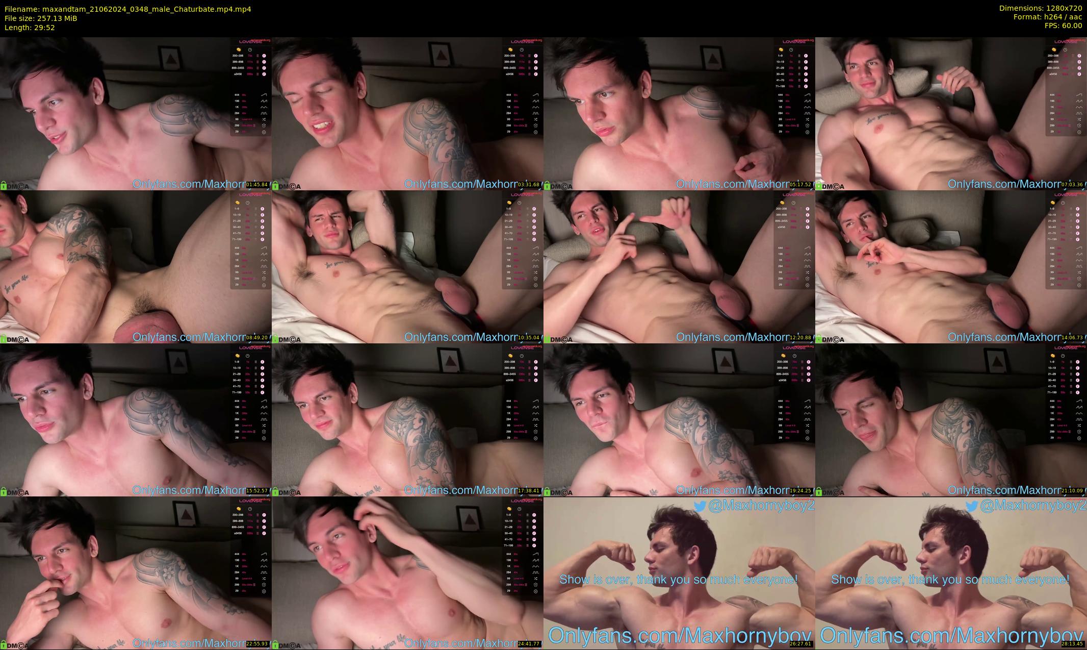maxandtam — 30 minute Chaturbate couple cam show recording, 720p, Jun 21, 2024