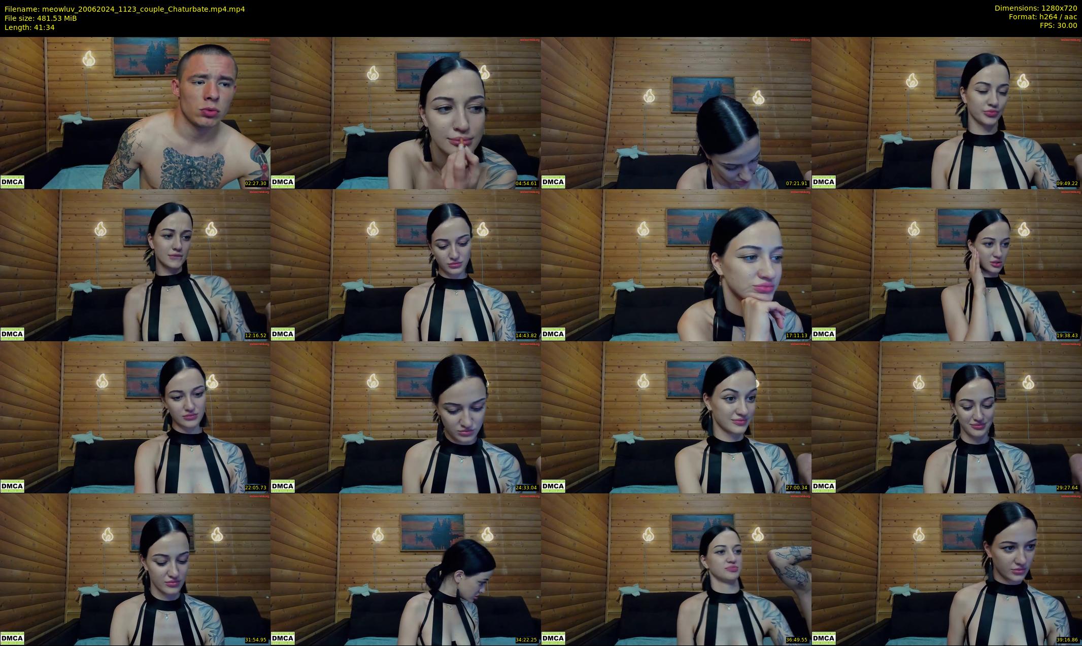 meowluv — 42 minute Chaturbate couple cam show recording, 720p, Jun 20, 2024
