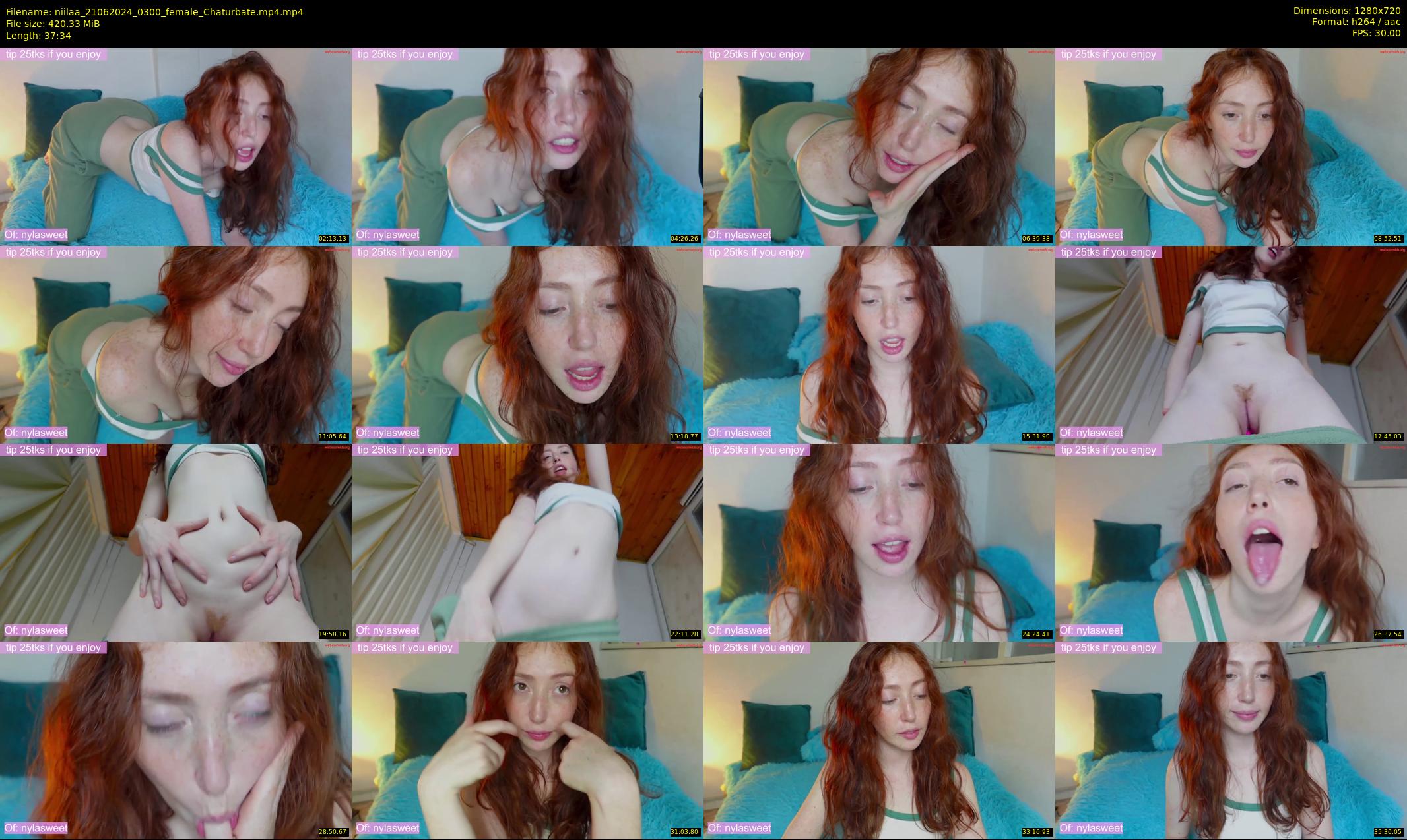 niilaa — 38 minute Chaturbate female cam show recording, 720p, Jun 21, 2024