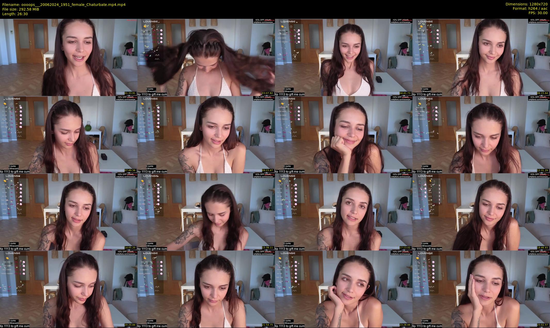 oooops__ — 27 minute Chaturbate female cam show recording, 720p, Jun 20, 2024