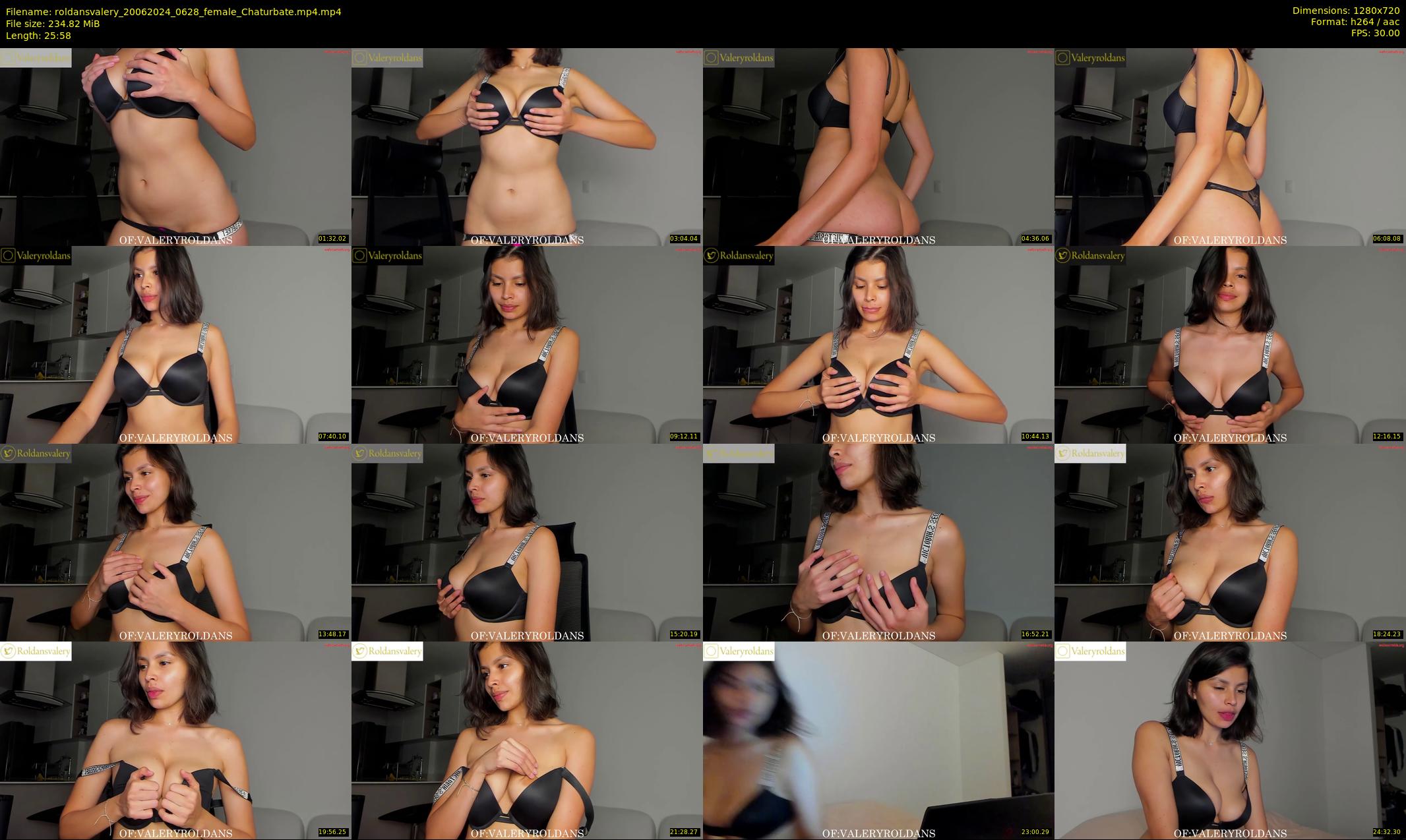 roldansvalery — 26 minute Chaturbate female cam show recording, 720p, Jun 20, 2024