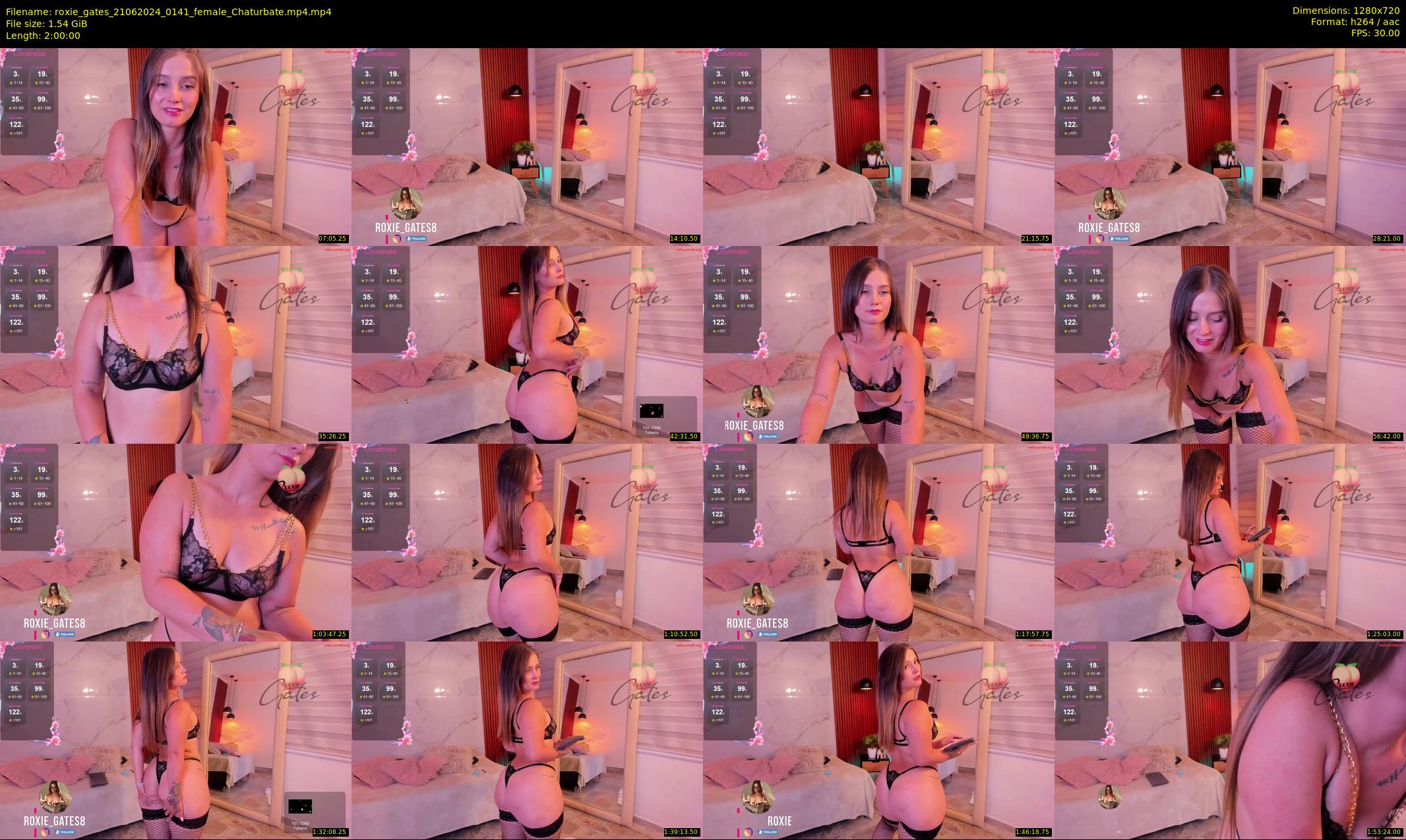 roxie_gates — 120 minute Chaturbate female cam show recording, 720p, Jun 21, 2024