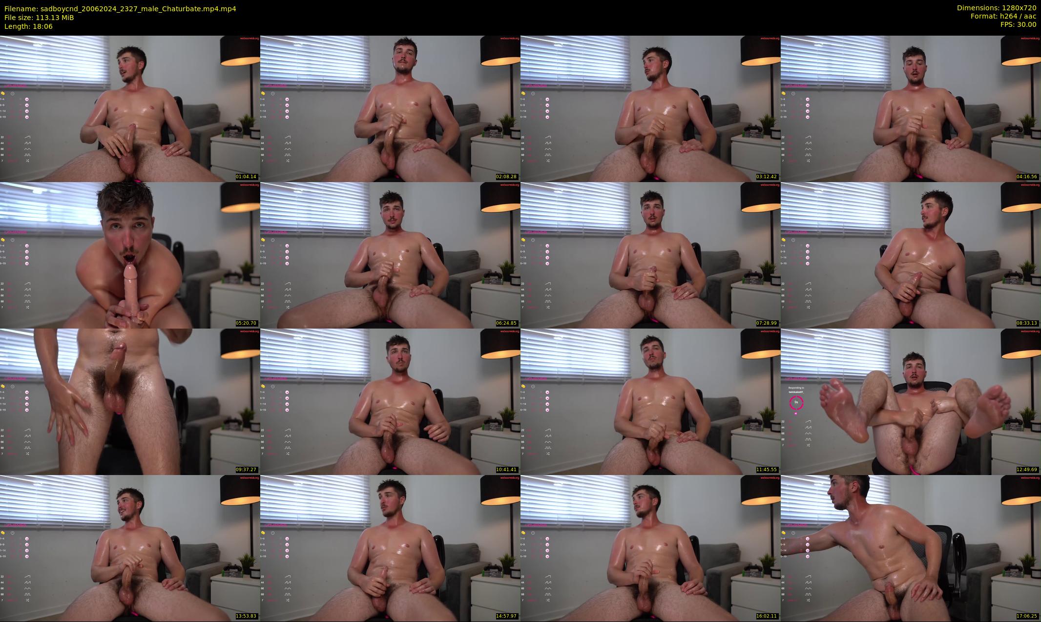 sadboycnd — 19 minute Chaturbate male cam show recording, 720p, Jun 20, 2024