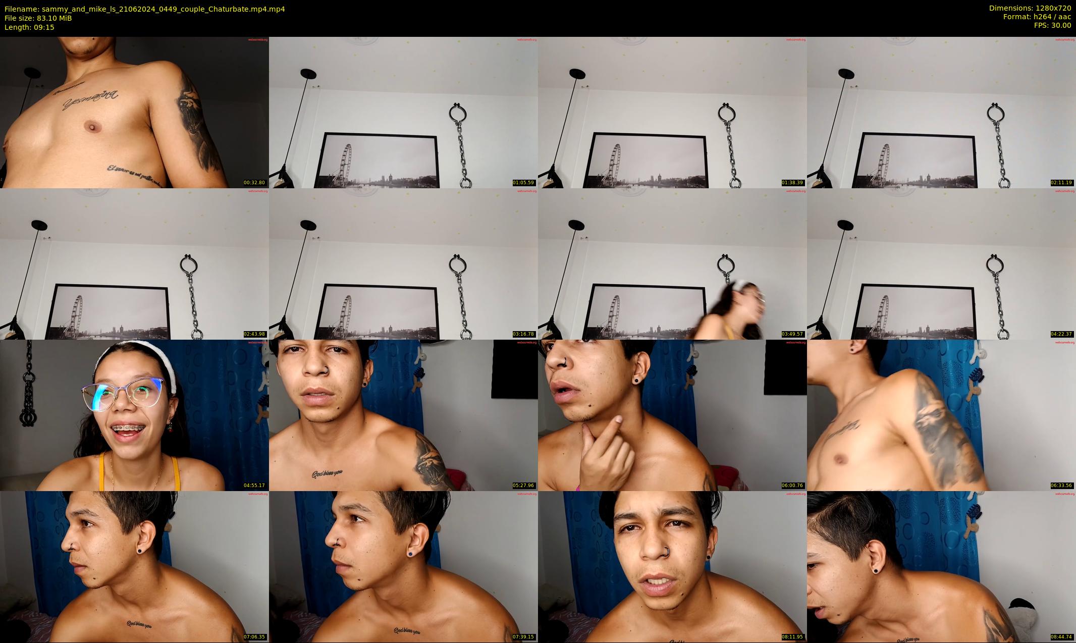 sammy_and_mike_ls — 10 minute Chaturbate couple cam show recording, 720p, Jun 21, 2024