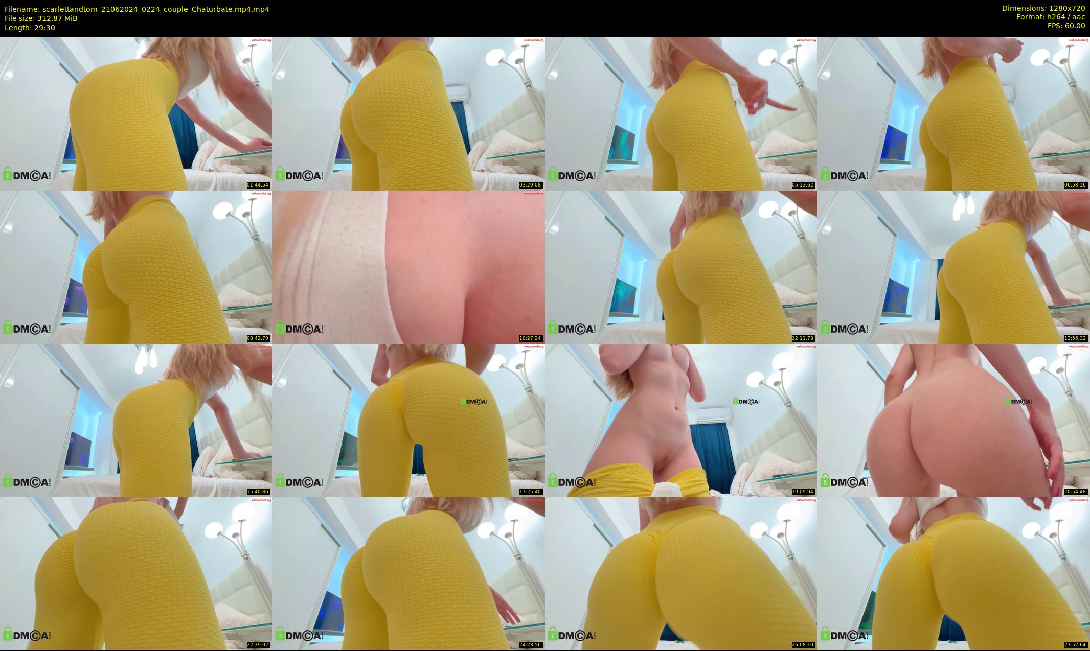 scarlettandtom — 30 minute Chaturbate couple cam show recording, 720p, Jun 21, 2024