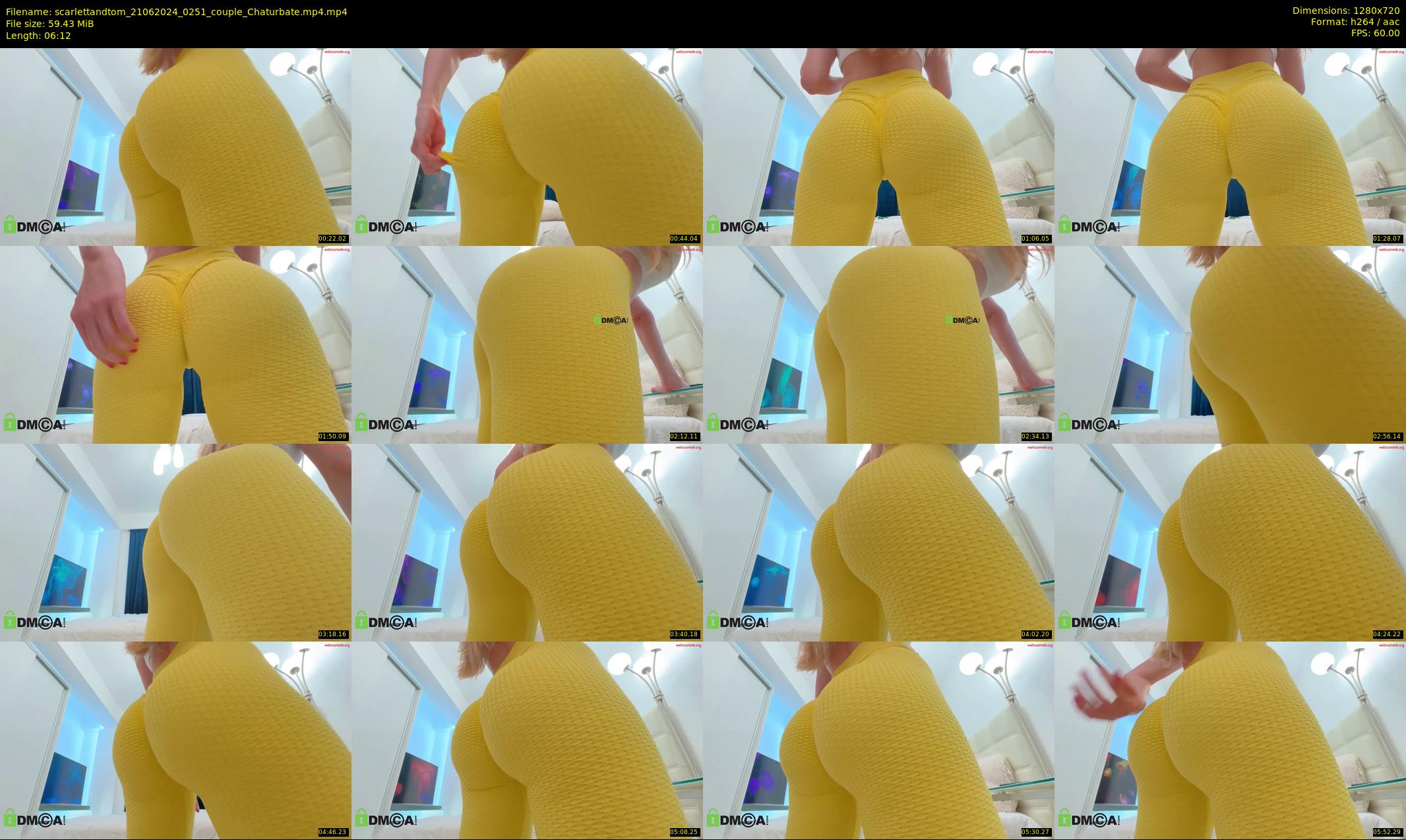 scarlettandtom — 7 minute Chaturbate couple cam show recording, 720p, Jun 21, 2024