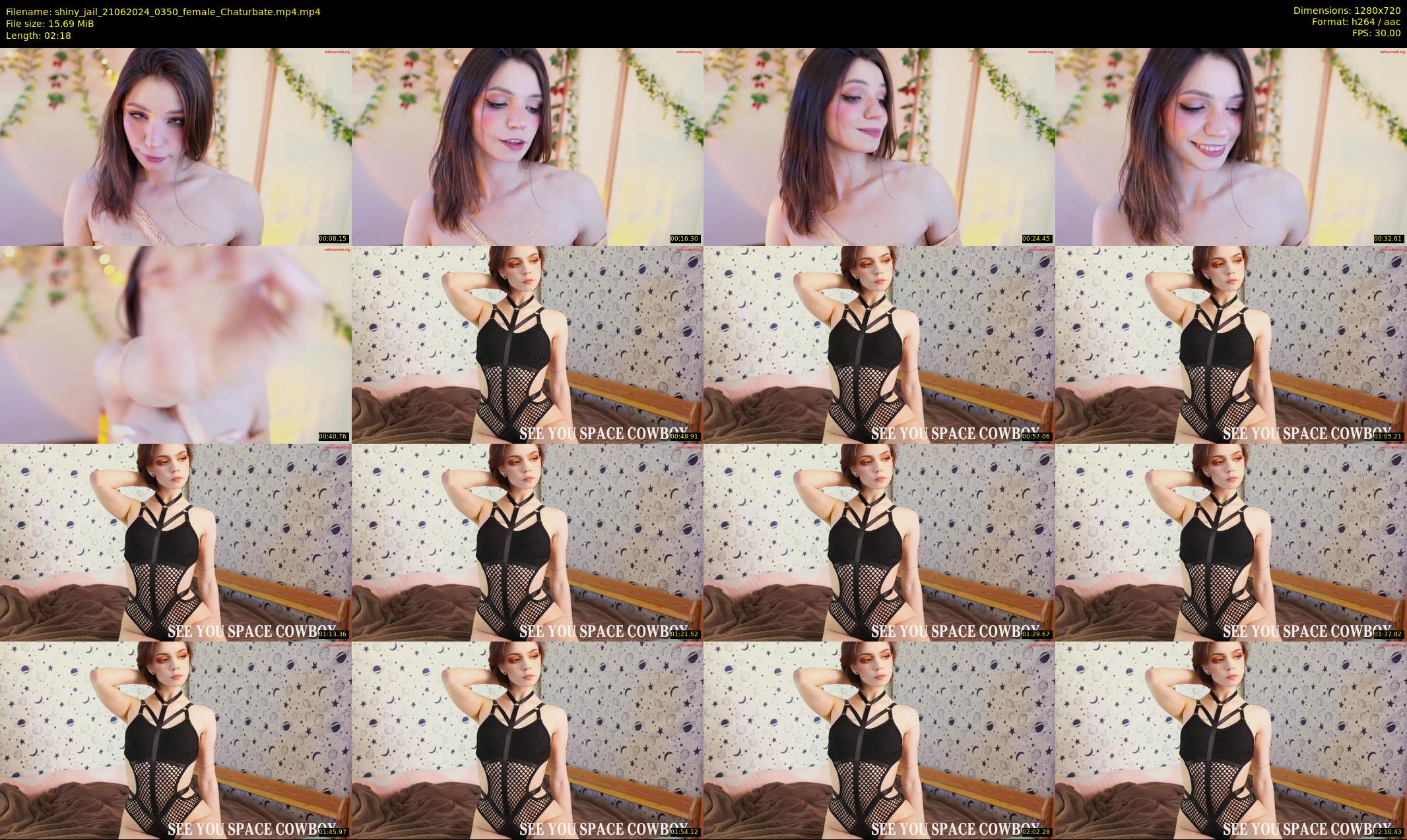 shiny_jail — 3 minute Chaturbate female cam show recording, 720p, Jun 21, 2024