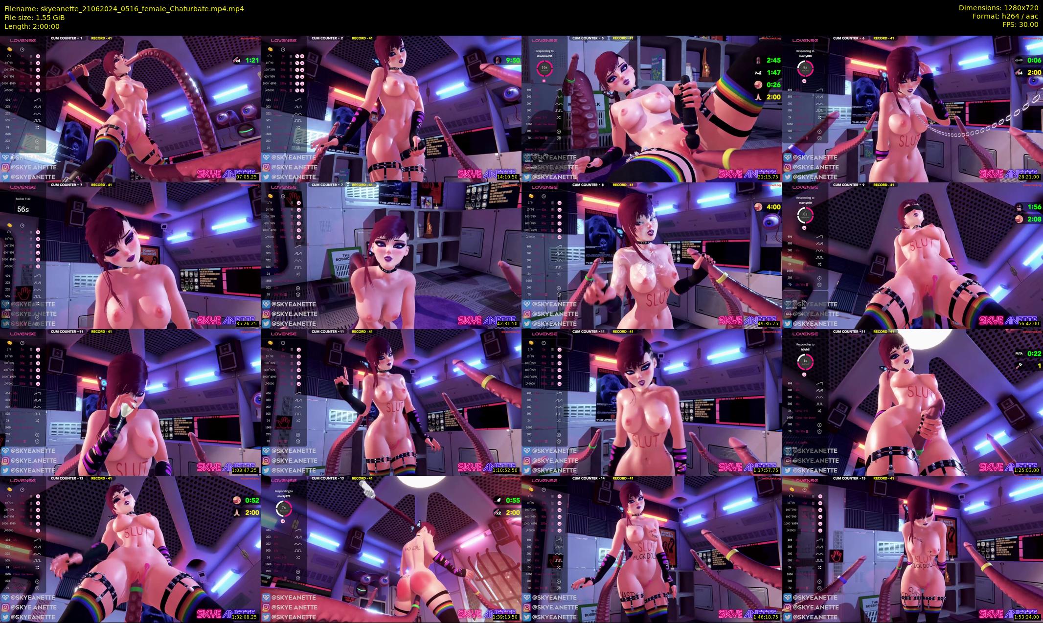 skyeanette — 120 minute Chaturbate female cam show recording, 720p, Jun 21, 2024