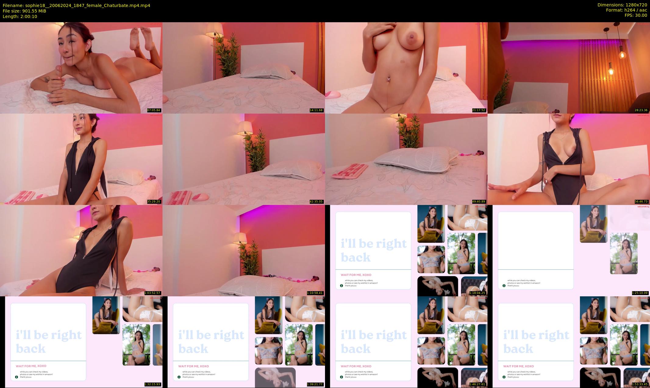 sophie18_ — 121 minute Chaturbate female cam show recording, 720p, Jun 20, 2024