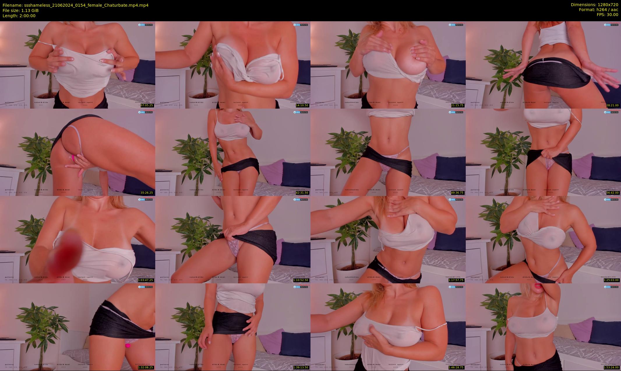 ssshameless — 120 minute Chaturbate female cam show recording, 720p, Jun 21, 2024