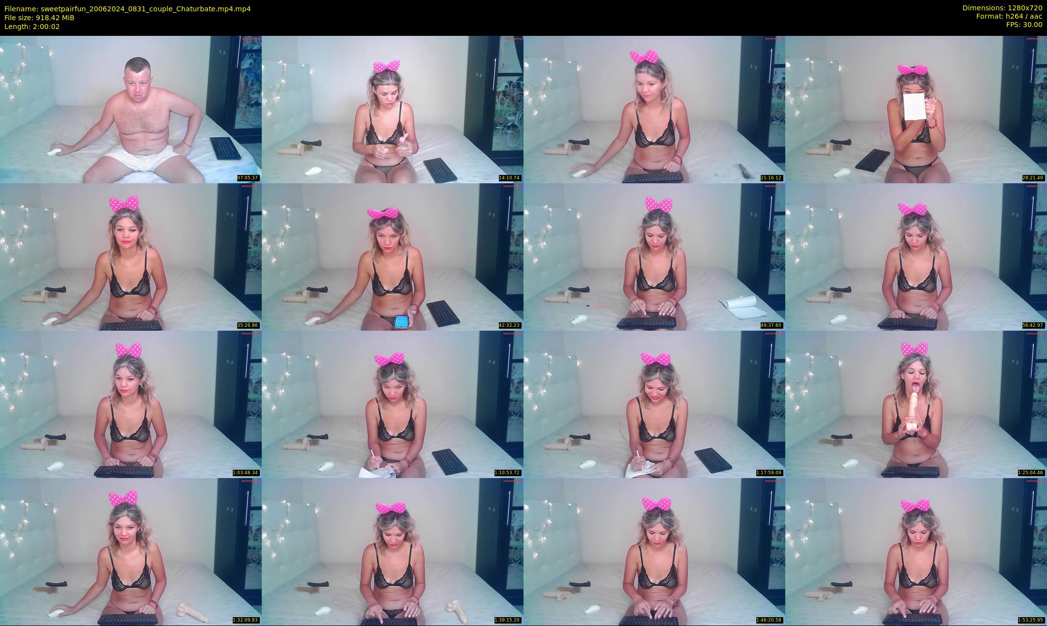 sweetpairfun — 121 minute Chaturbate couple cam show recording, 720p, Jun 20, 2024