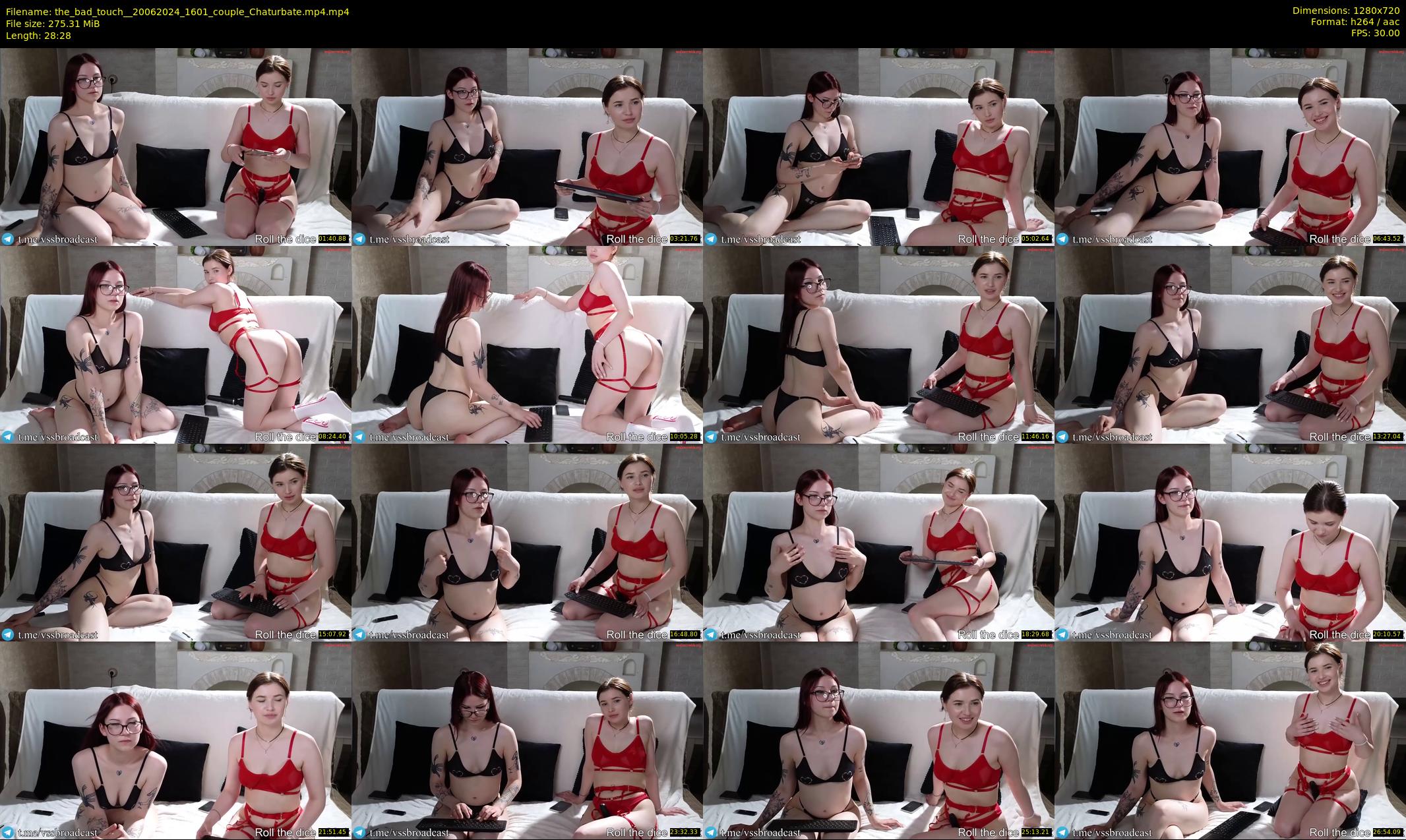 the_bad_touch_ — 29 minute Chaturbate couple cam show recording, 720p, Jun 20, 2024