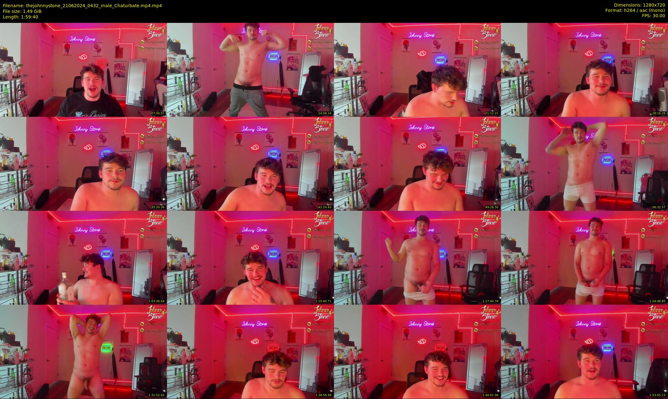 thejohnnystone — 120 minute Chaturbate male cam show recording, 720p, Jun 21, 2024