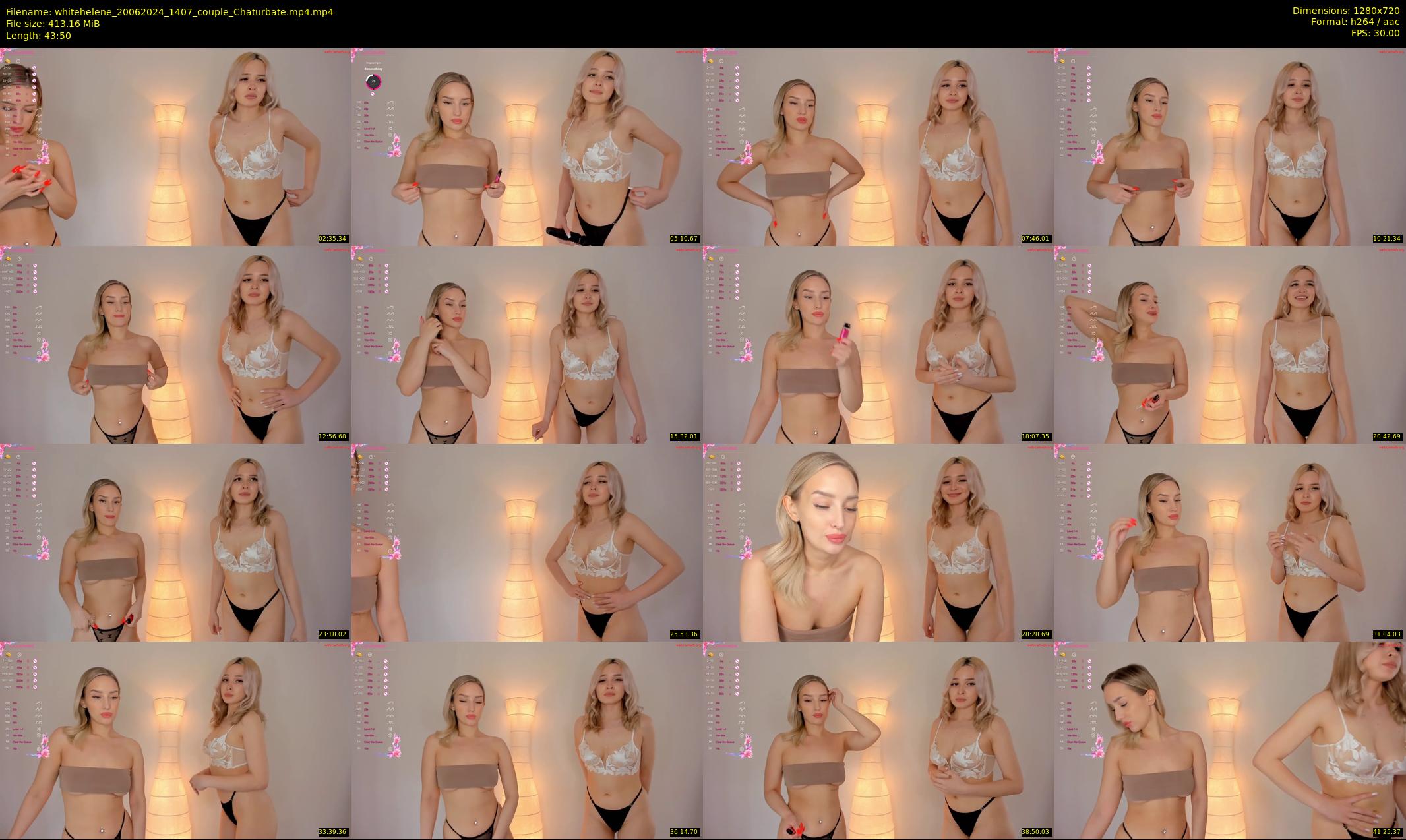 whitehelene — 44 minute Chaturbate female cam show recording, 720p, Jun 20, 2024
