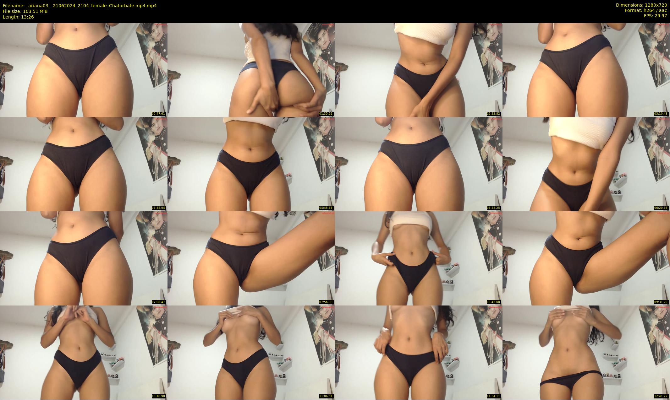 _ariana03_ — 14 minute Chaturbate female cam show recording, 720p, Jun 21, 2024