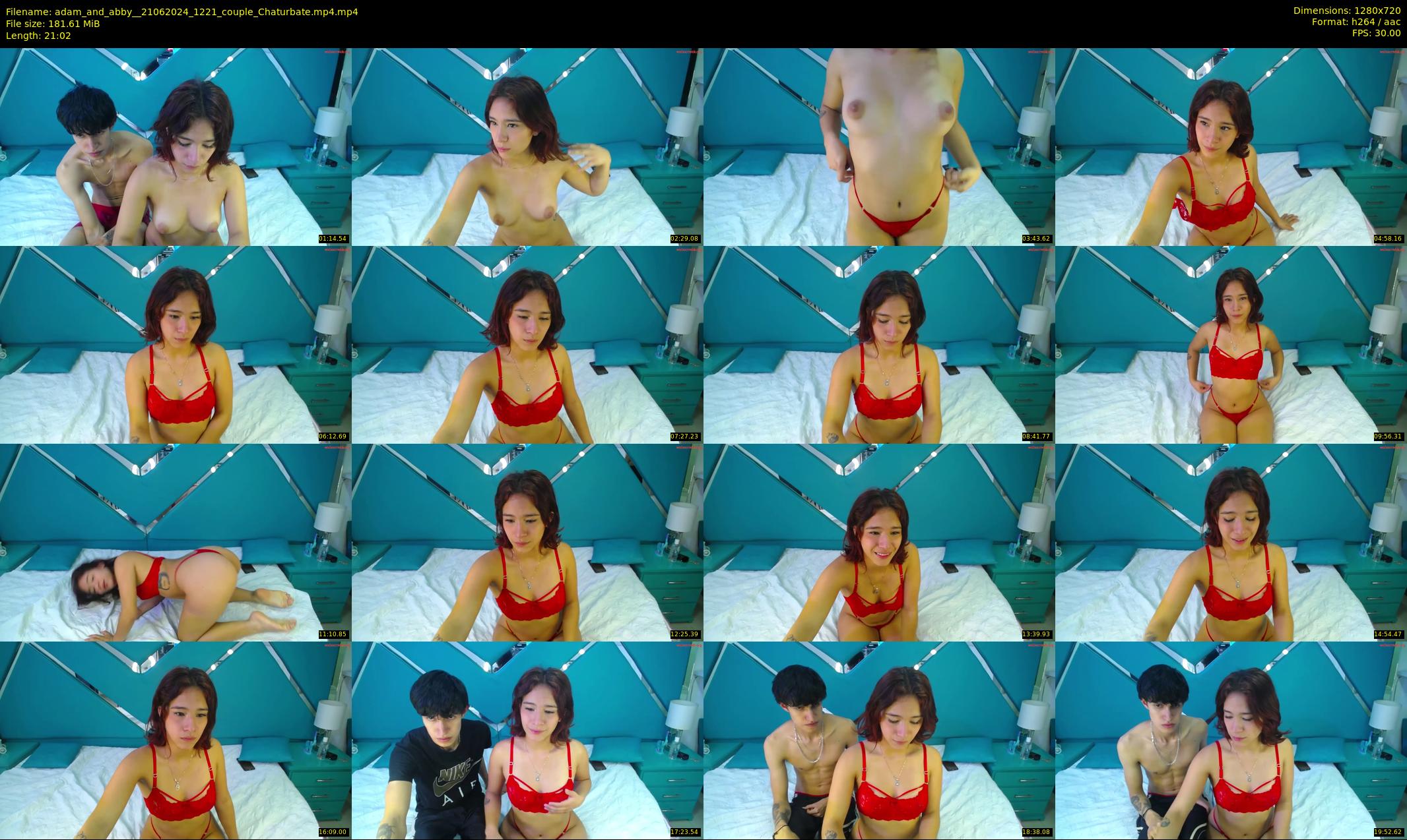 adam_and_abby_ — 22 minute Chaturbate couple cam show recording, 720p, Jun 21, 2024